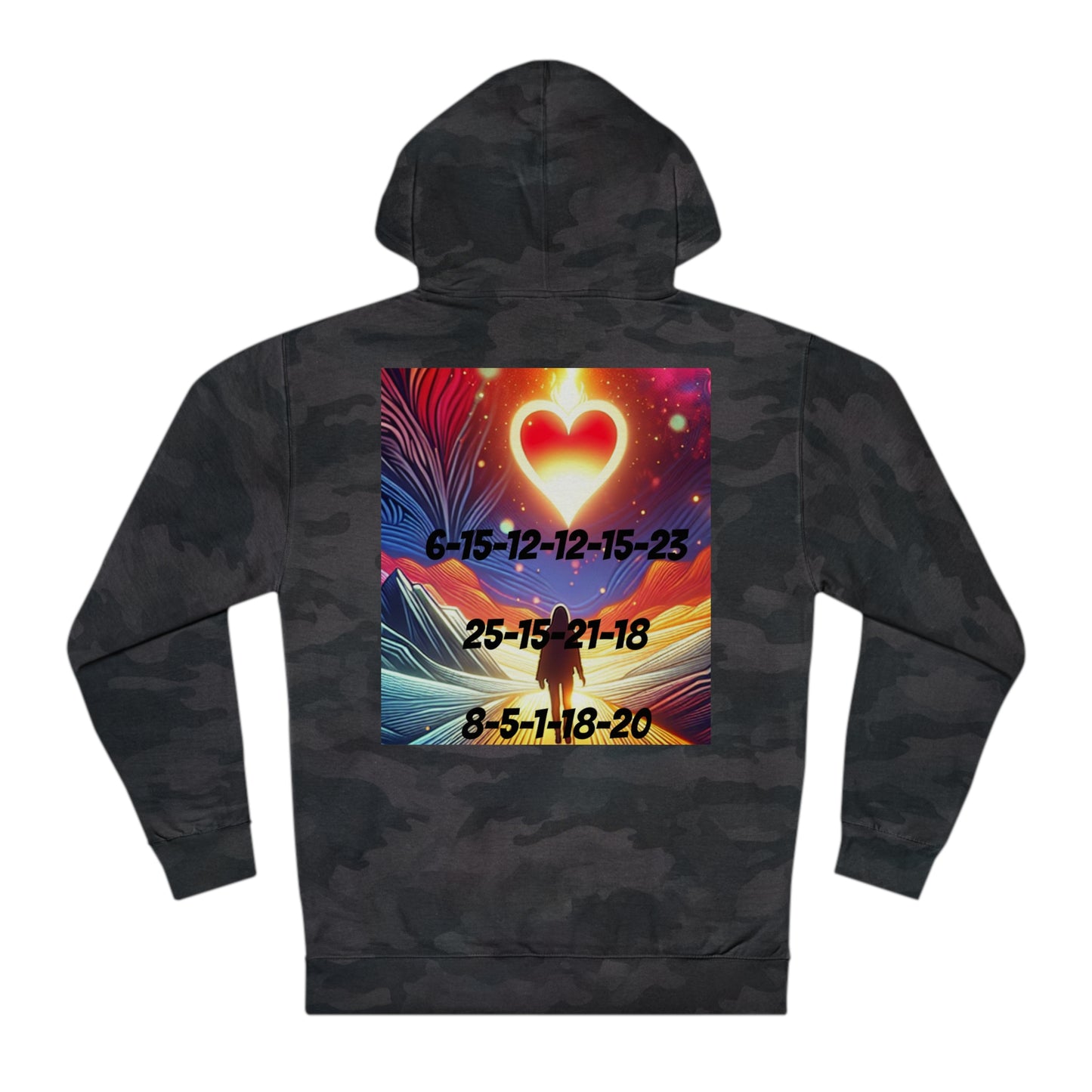 ENCODED | FOLLOW YOUR HEART | Unisex Hooded Sweatshirt