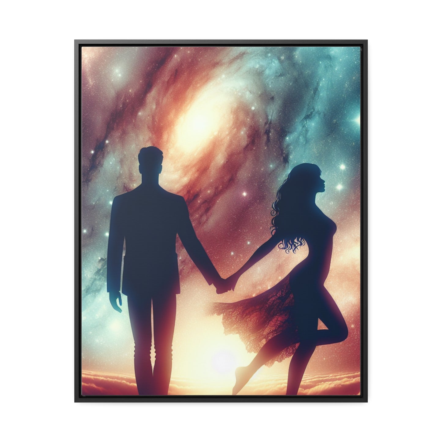 LOVE & BE LOVED | Vertical Framed Canvas