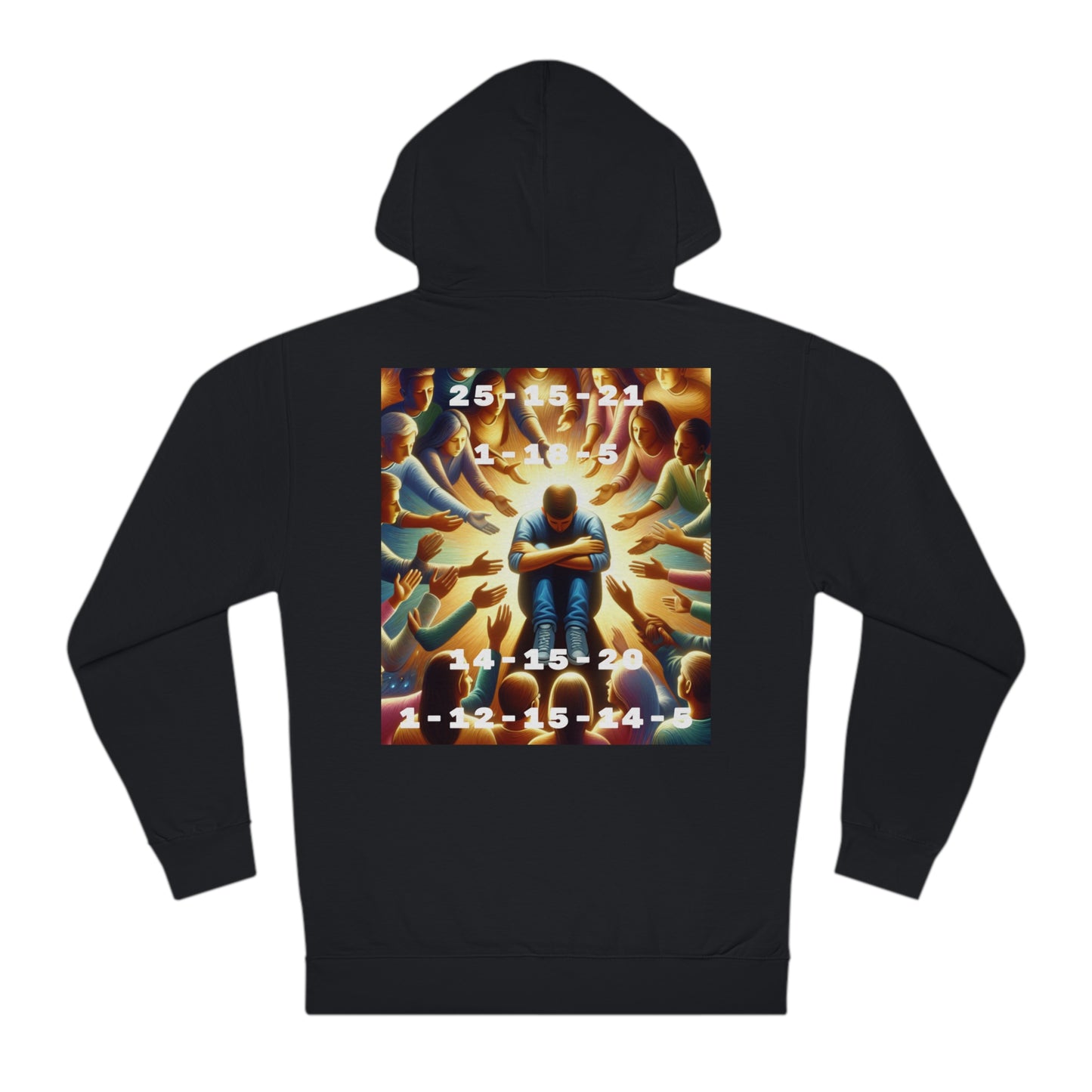 ENCODED | YOU ARE NOT ALONE | Unisex Hooded Sweatshirt