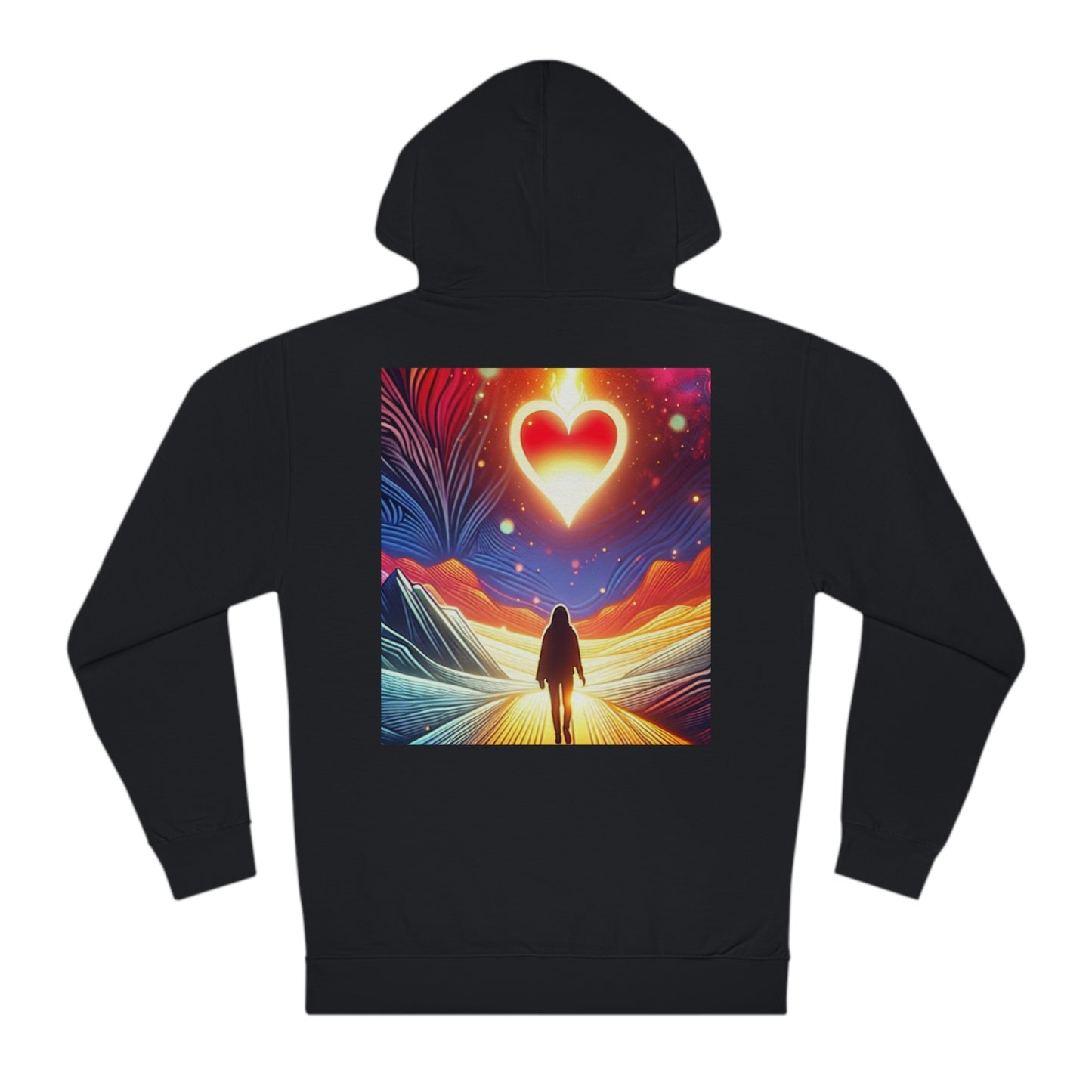 NO CODE | FOLLOW YOUR HEART | Unisex Hooded Sweatshirt