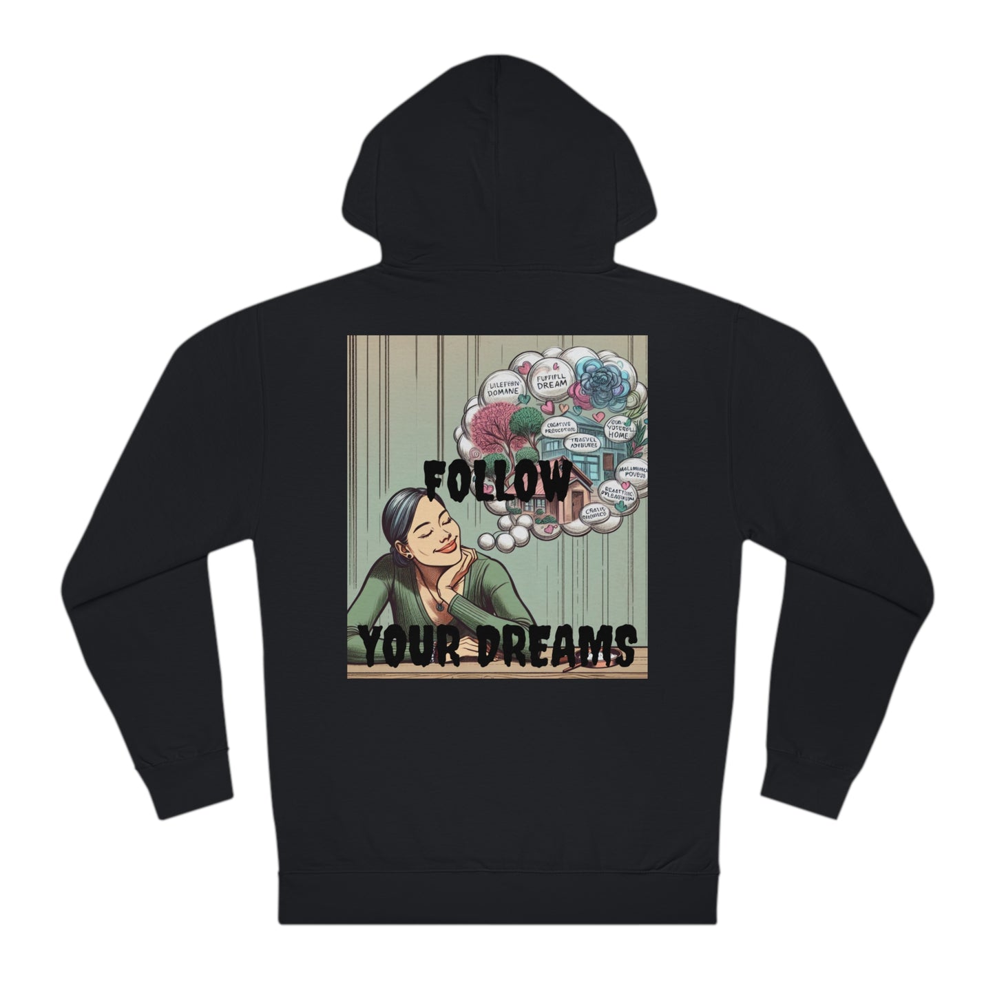 DECODED | FOLLOW YOUR DREAMS | Unisex Hooded Sweatshirt