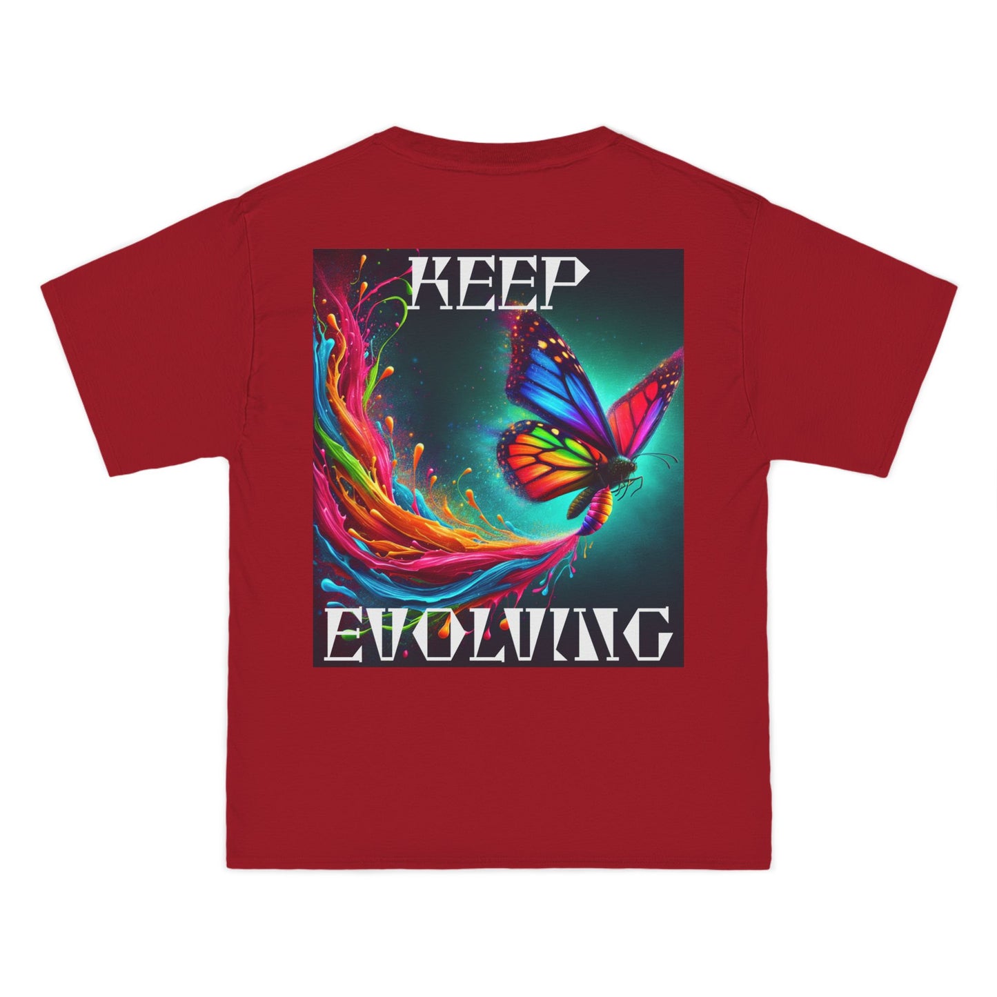 DECODED | KEEP EVOLVING | Unisex Beefy-T® short-sleeve T-shirt