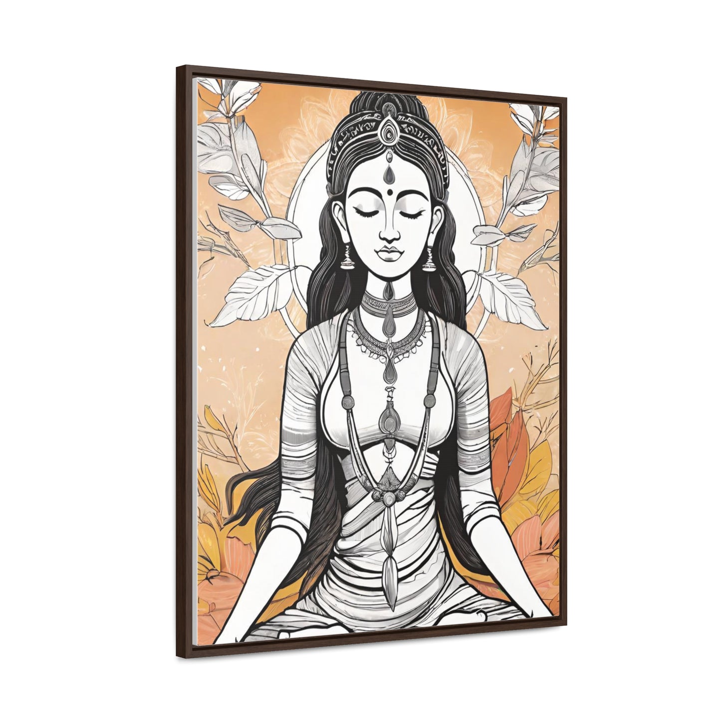 STAY GROUNDED | Vertical Framed Canvas