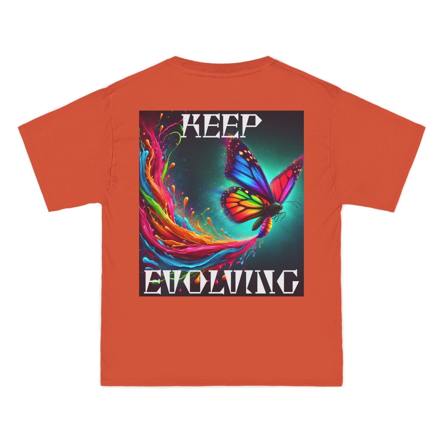 DECODED | KEEP EVOLVING | Unisex Beefy-T® short-sleeve T-shirt