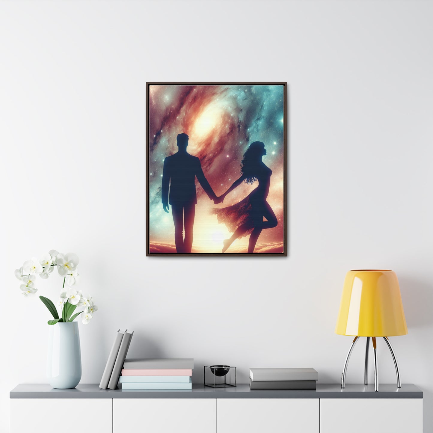 LOVE & BE LOVED | Vertical Framed Canvas