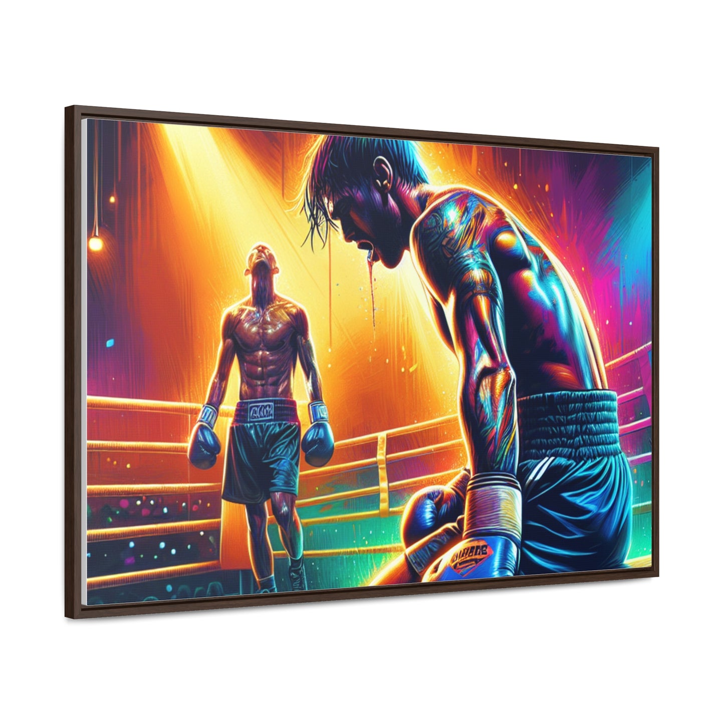 DEFY DEFEAT | Horizontal Framed Canvas