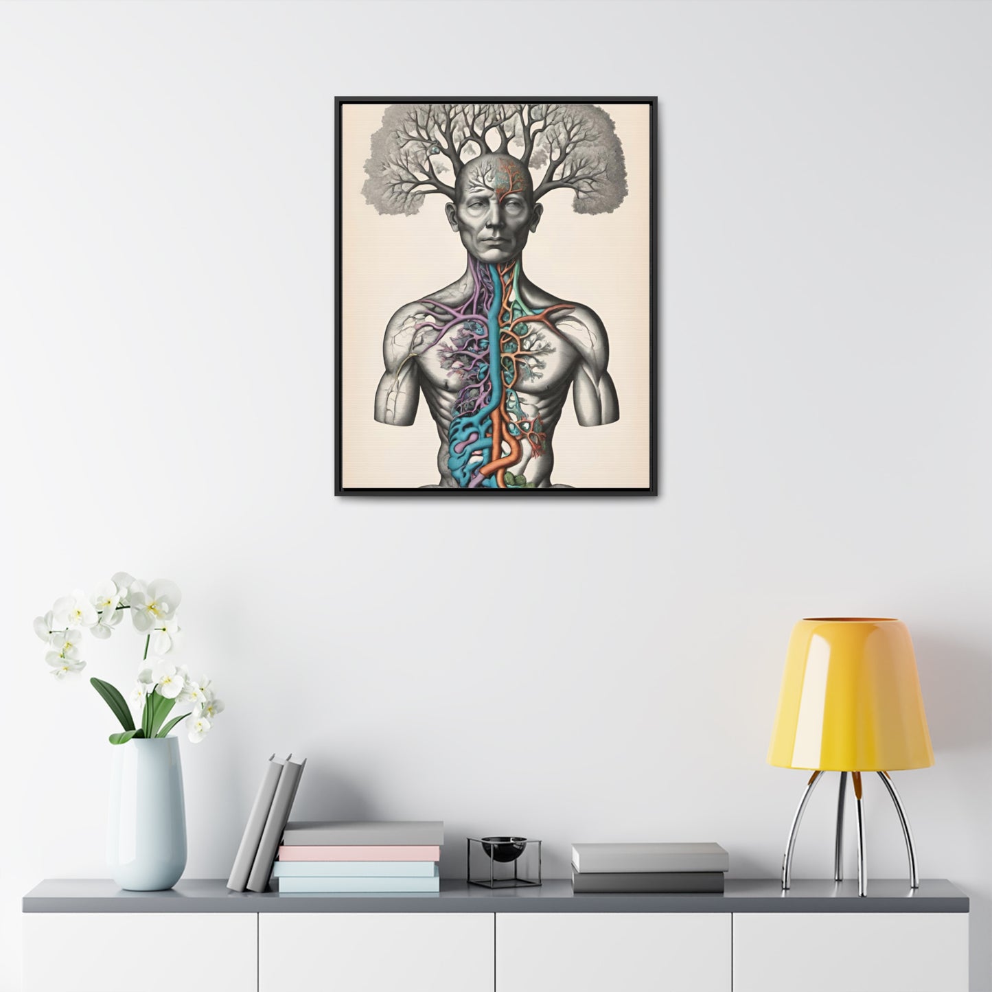 KEEP GROWING | Vertical Framed Canvas