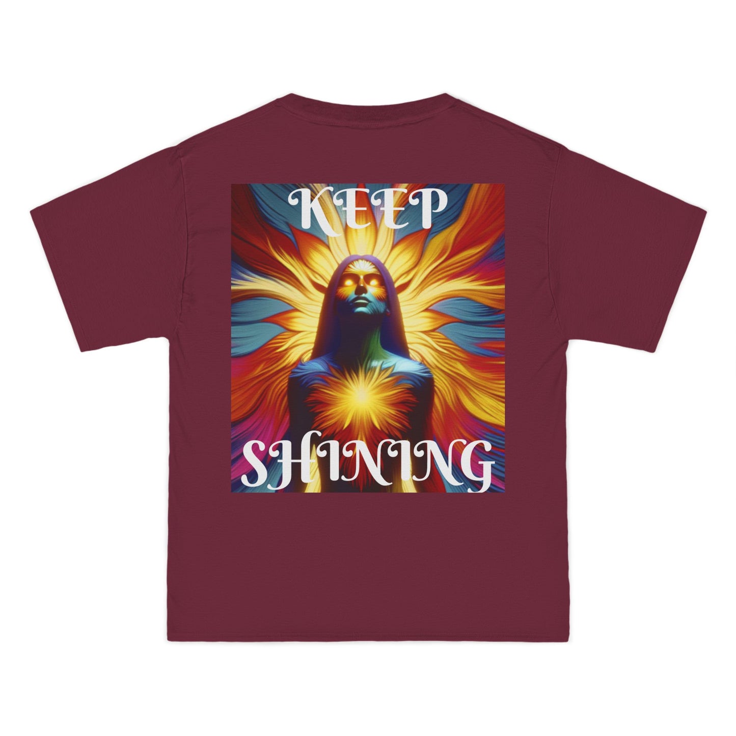 DECODED | KEEP SHINING | Unisex Beefy-T®  Short-Sleeve T-Shirt