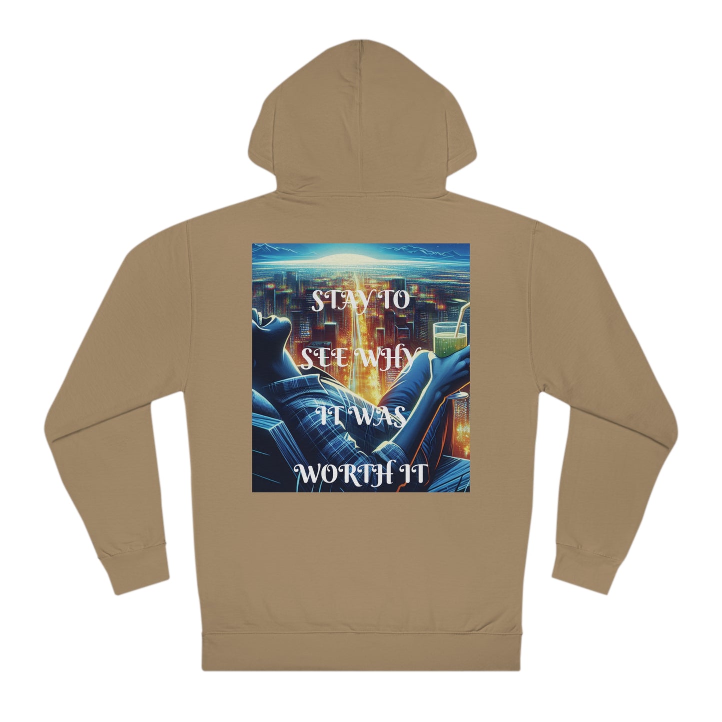 DECODED | STAY TO SEE WHY IT WAS WORTH IT | Unisex Hooded Sweatshirt