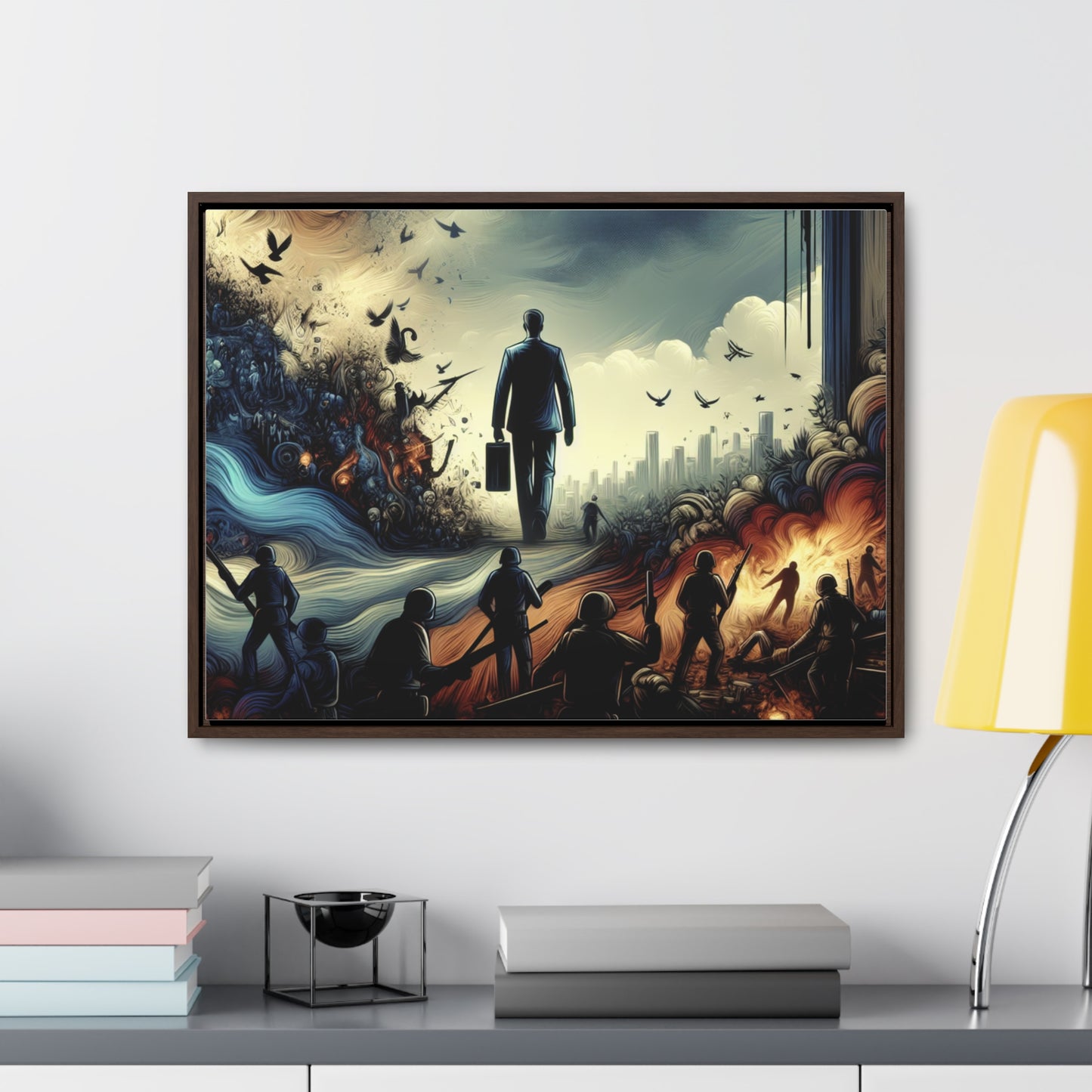 FEAR NO EVIL | Horizontal Framed Canvas