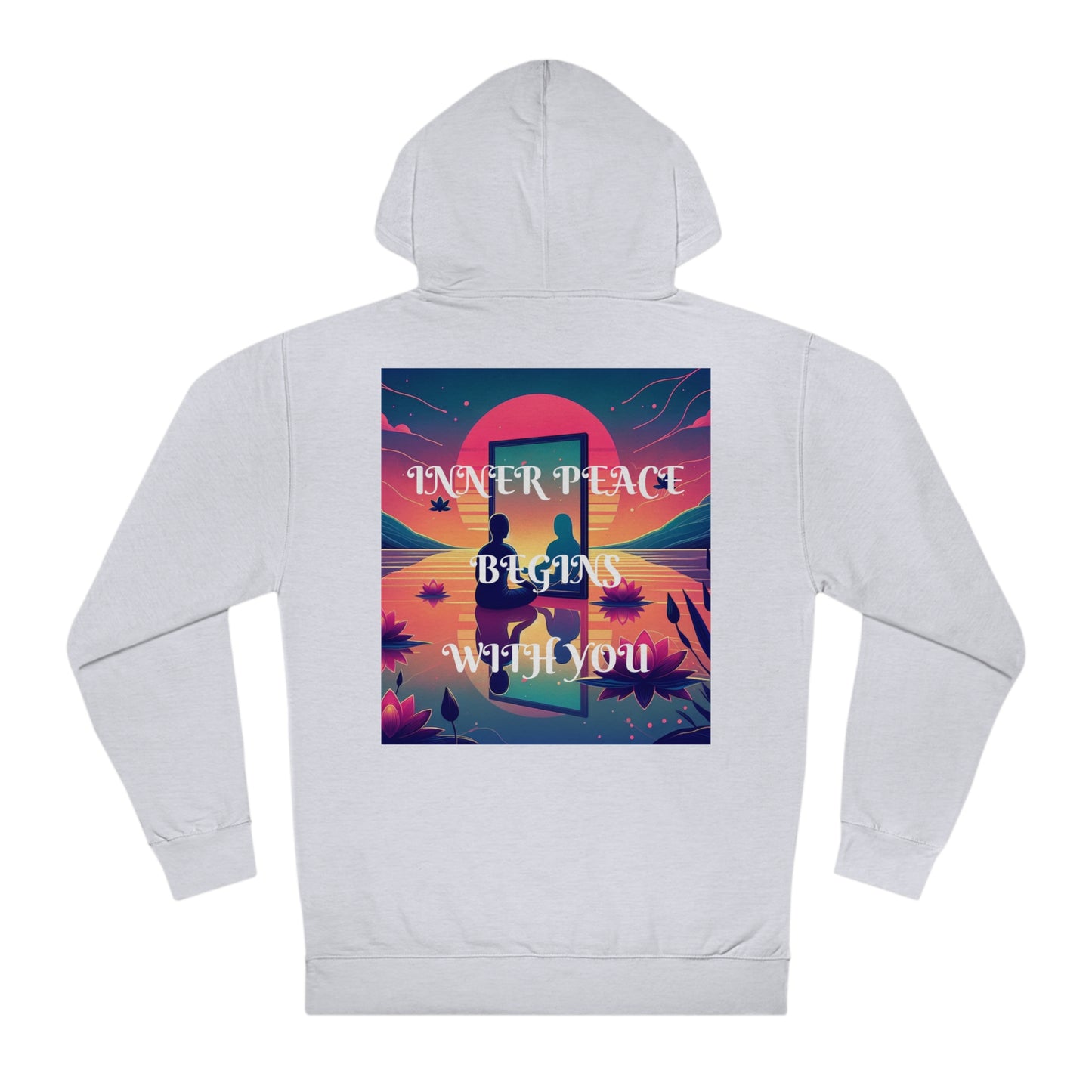 DECODED | INNER PEACE BEGINS WITH YOU | Unisex Hooded Sweatshirt