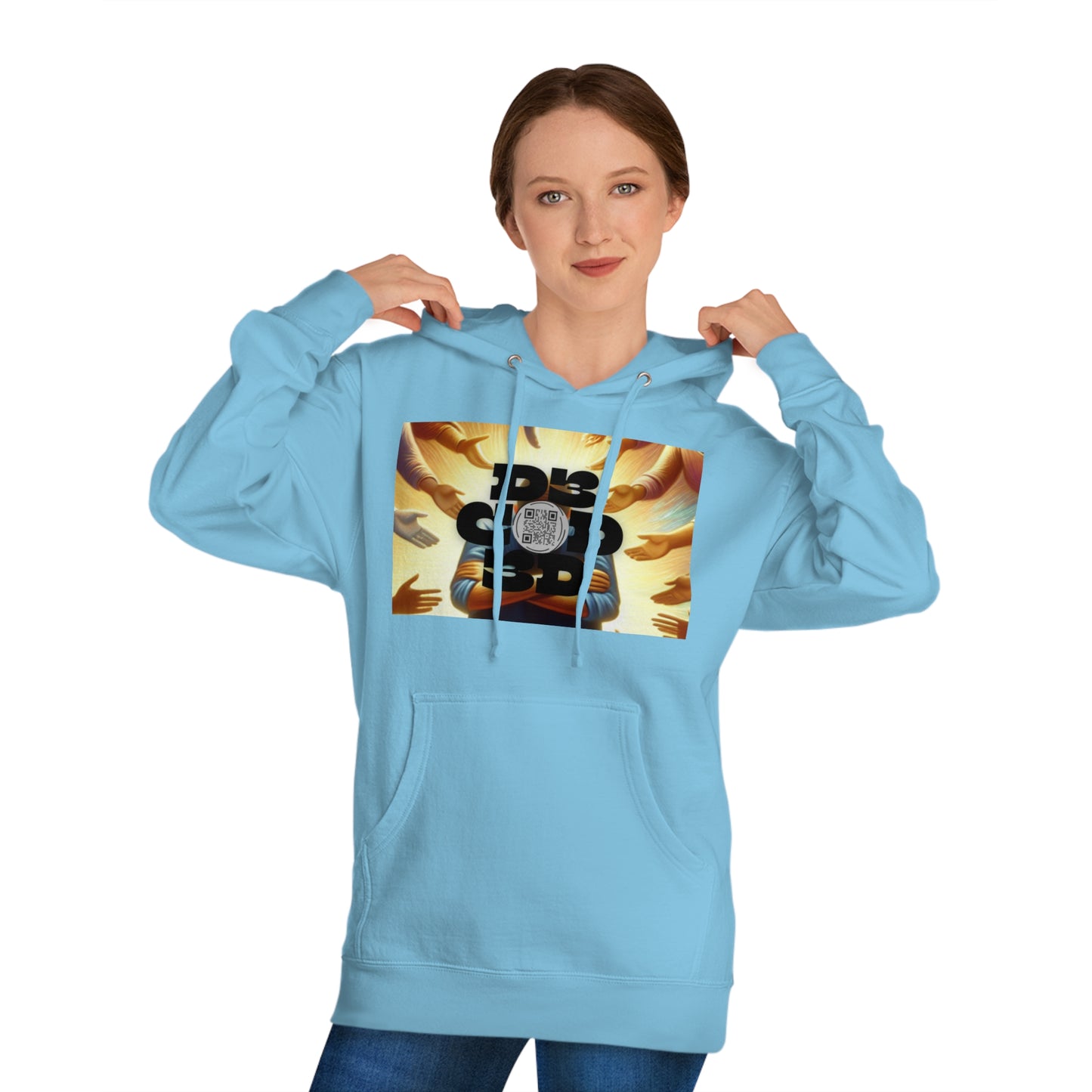 ENCODED | YOU ARE NOT ALONE | Unisex Hooded Sweatshirt