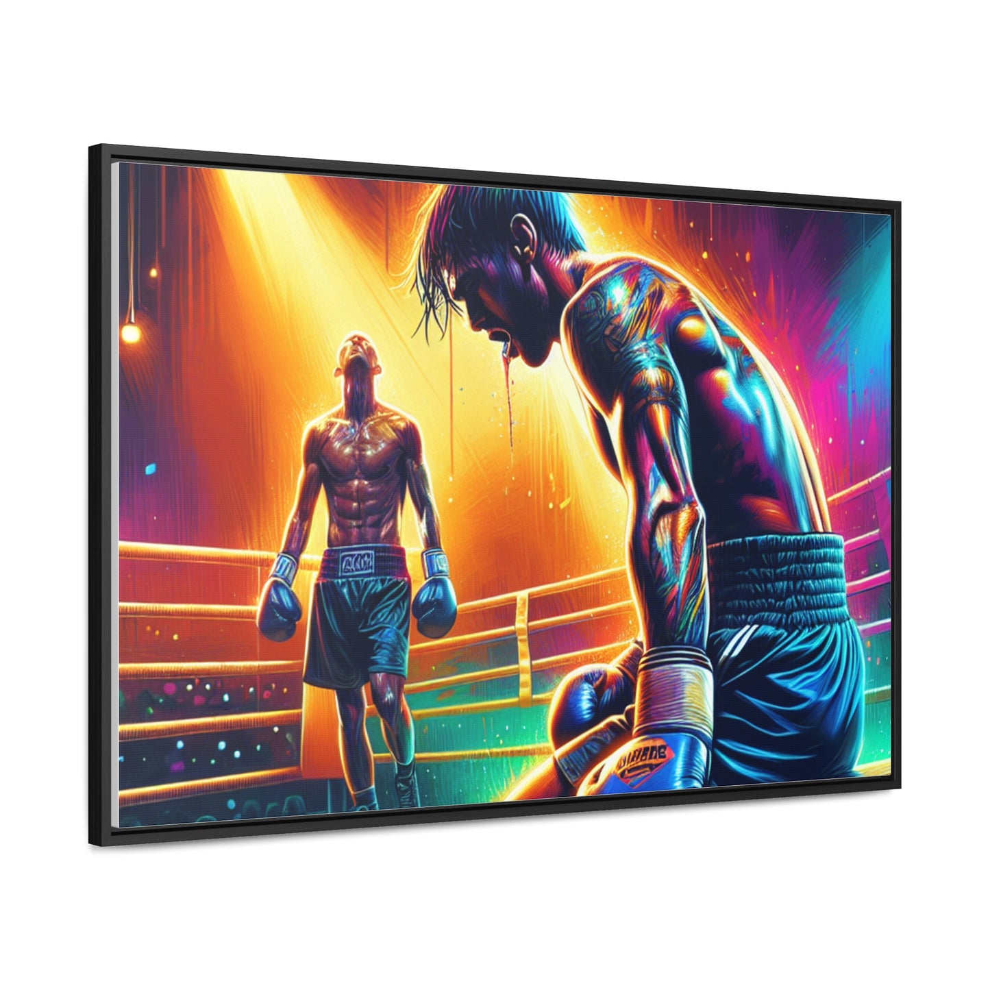 DEFY DEFEAT | Horizontal Framed Canvas