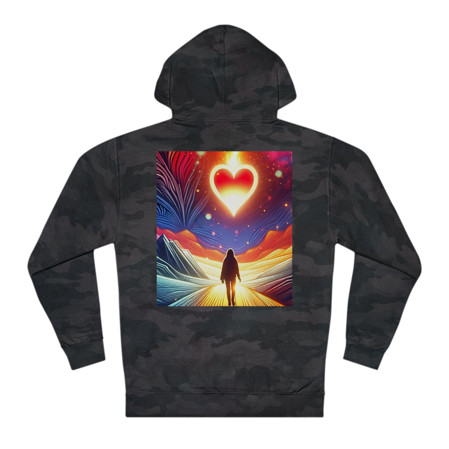 NO CODE | FOLLOW YOUR HEART | Unisex Hooded Sweatshirt