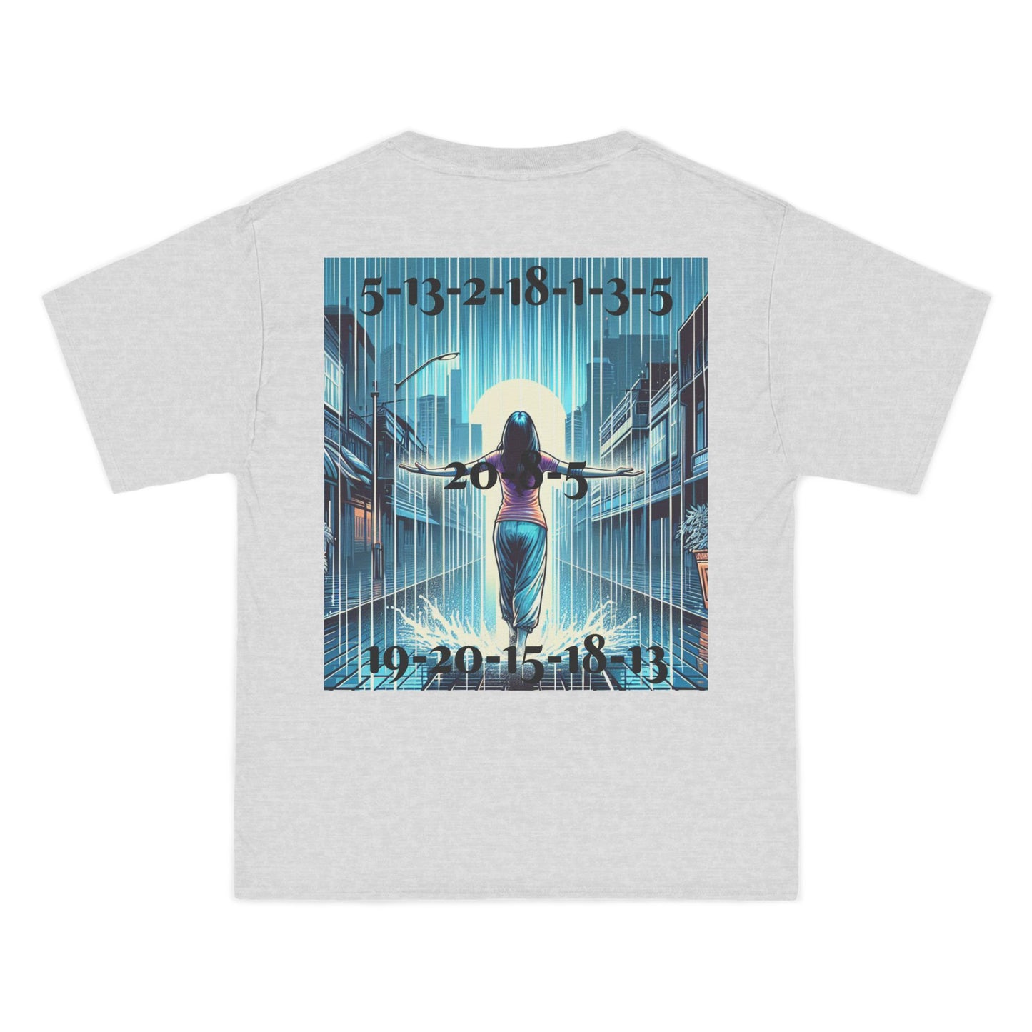 ENCODED | EMBRACE THE STORM | Unisex Beefy-T®  Short-Sleeve T-Shirt