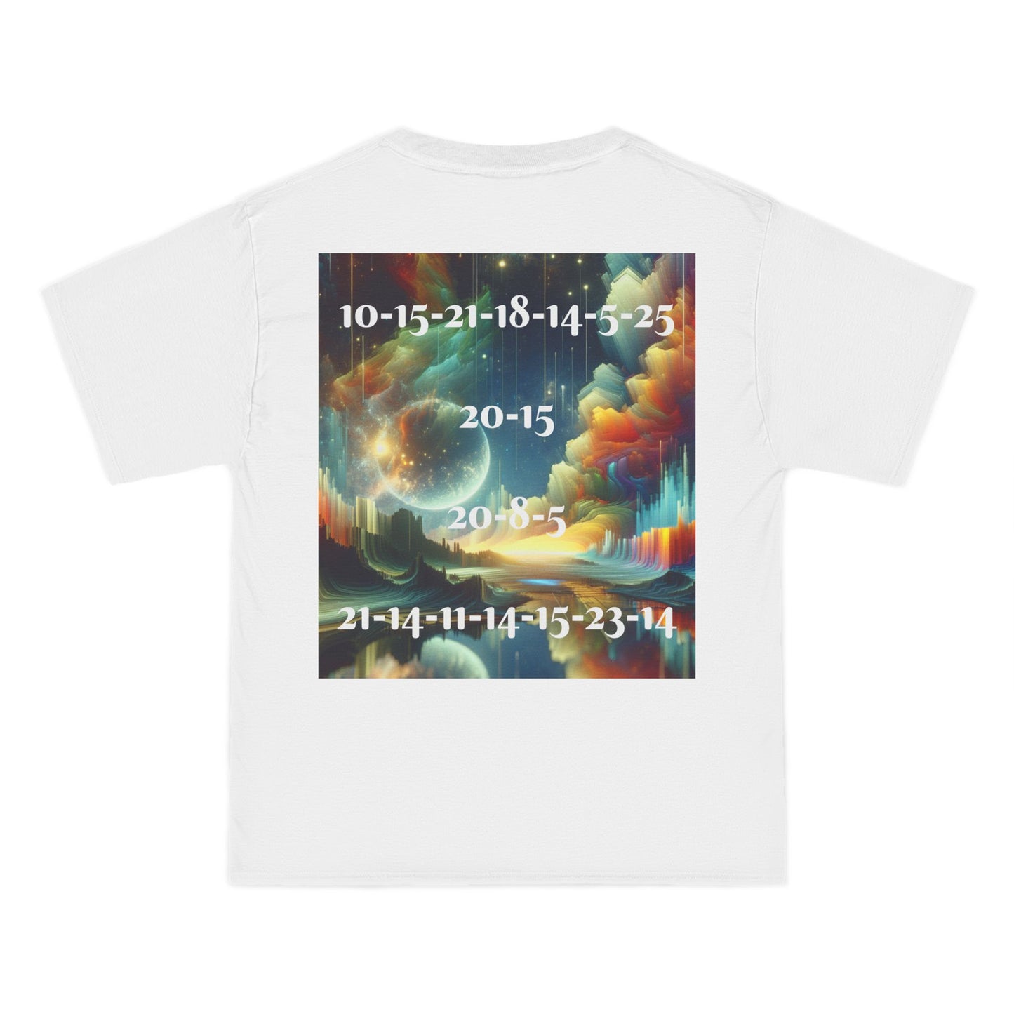 ENCODED | JOURNEY TO THE UNKNOWN | Unisex Beefy-T® short-sleeve T-shirt