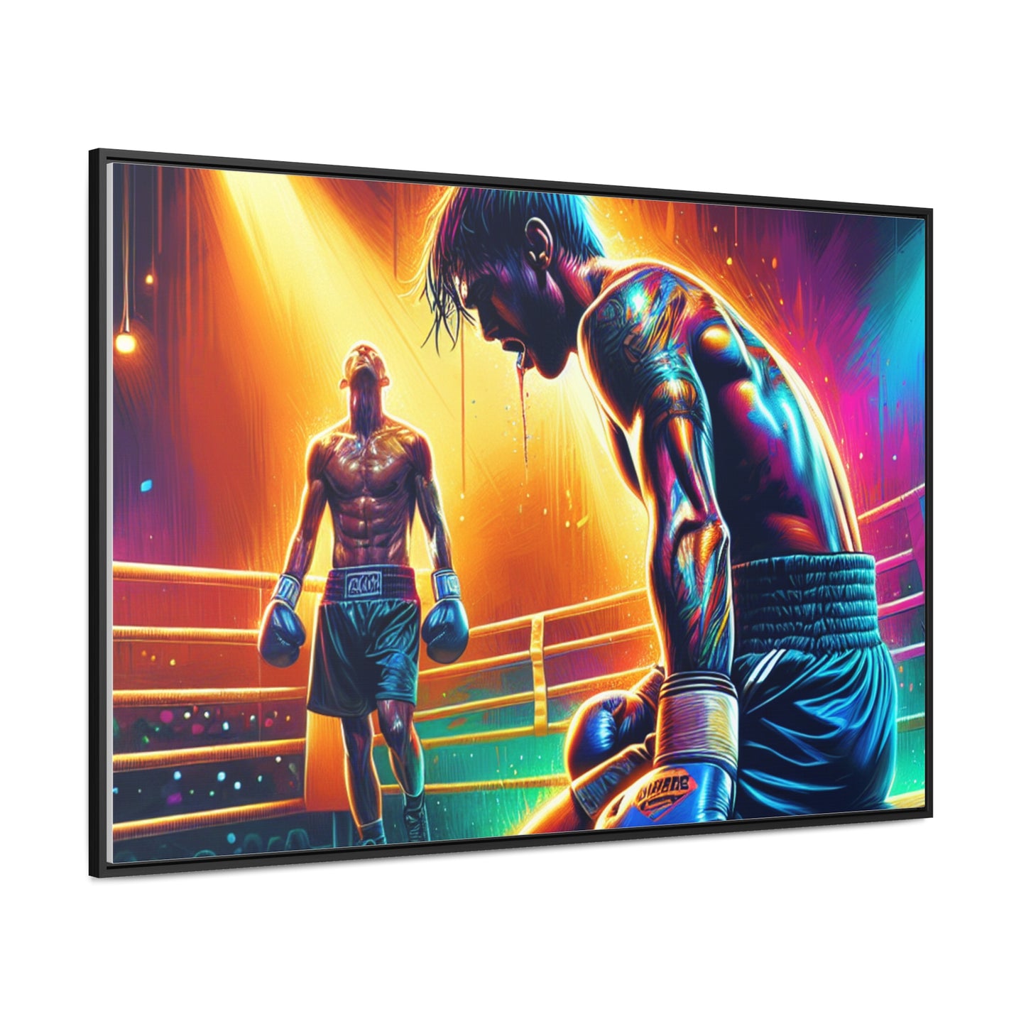 DEFY DEFEAT | Horizontal Framed Canvas