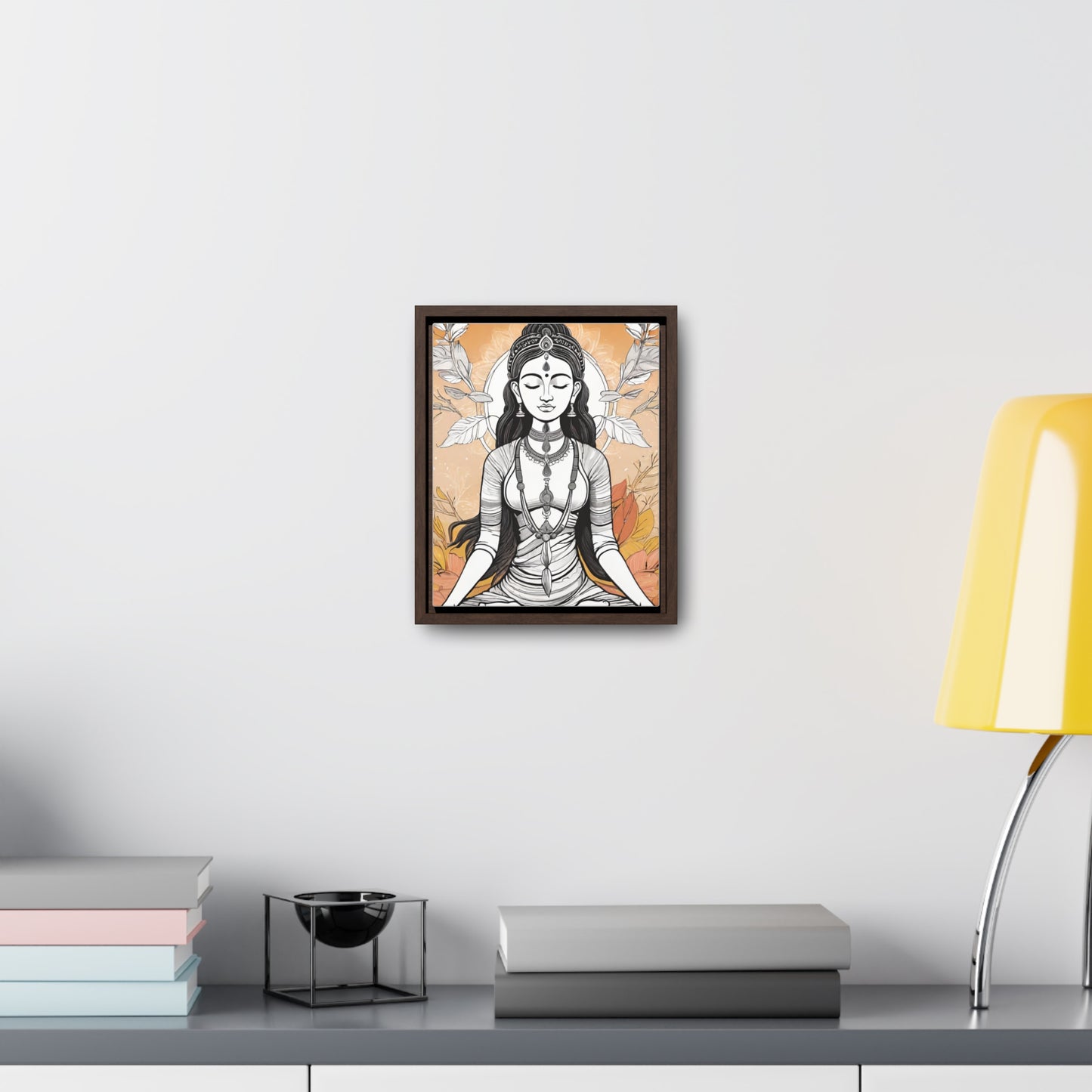 STAY GROUNDED | Vertical Framed Canvas