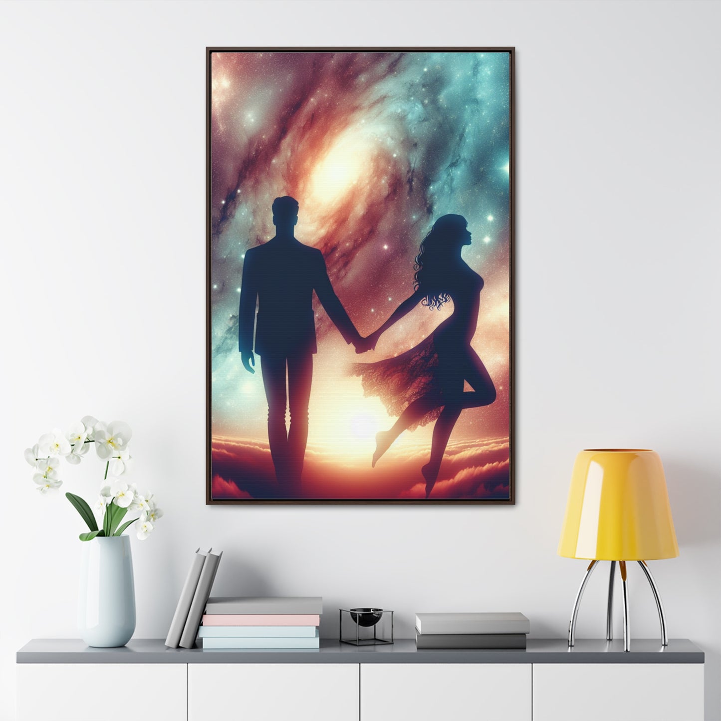 LOVE & BE LOVED | Vertical Framed Canvas