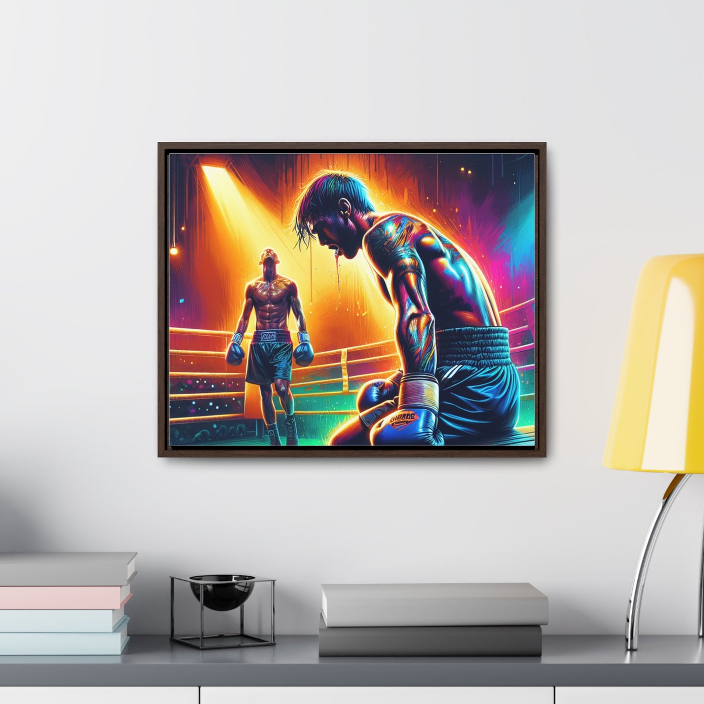 DEFY DEFEAT | Horizontal Framed Canvas