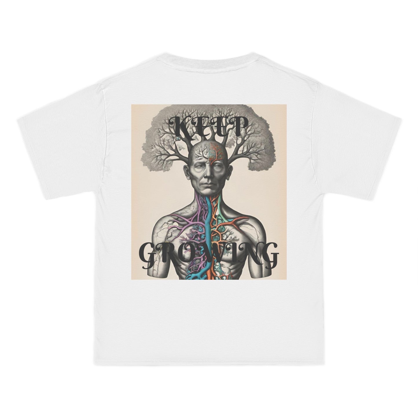 DECODED | KEEP GROWING | Unisex Beefy-T® short-sleeve T-shirt