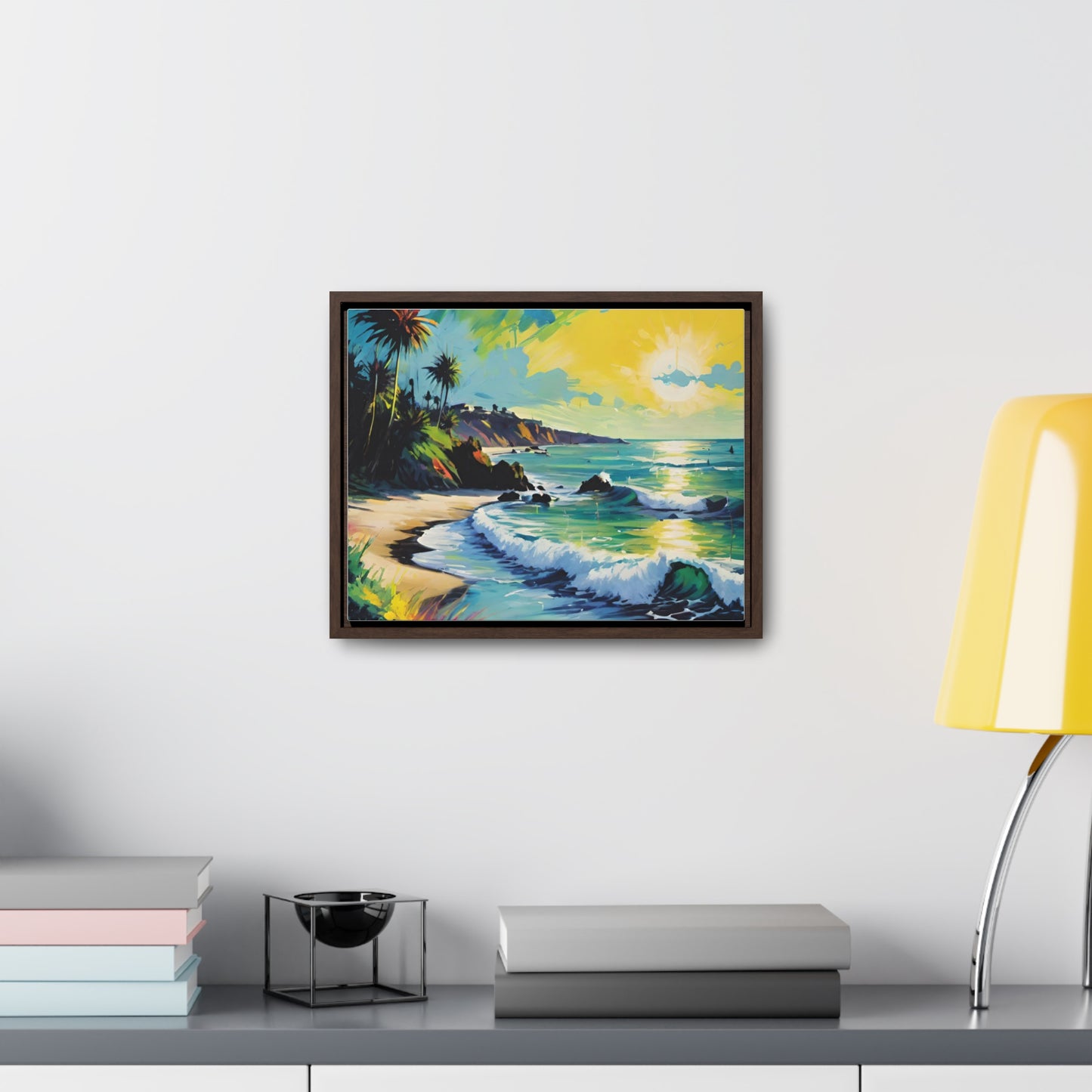 FIND YOUR HAPPY PLACE | Horizontal Framed Canvas