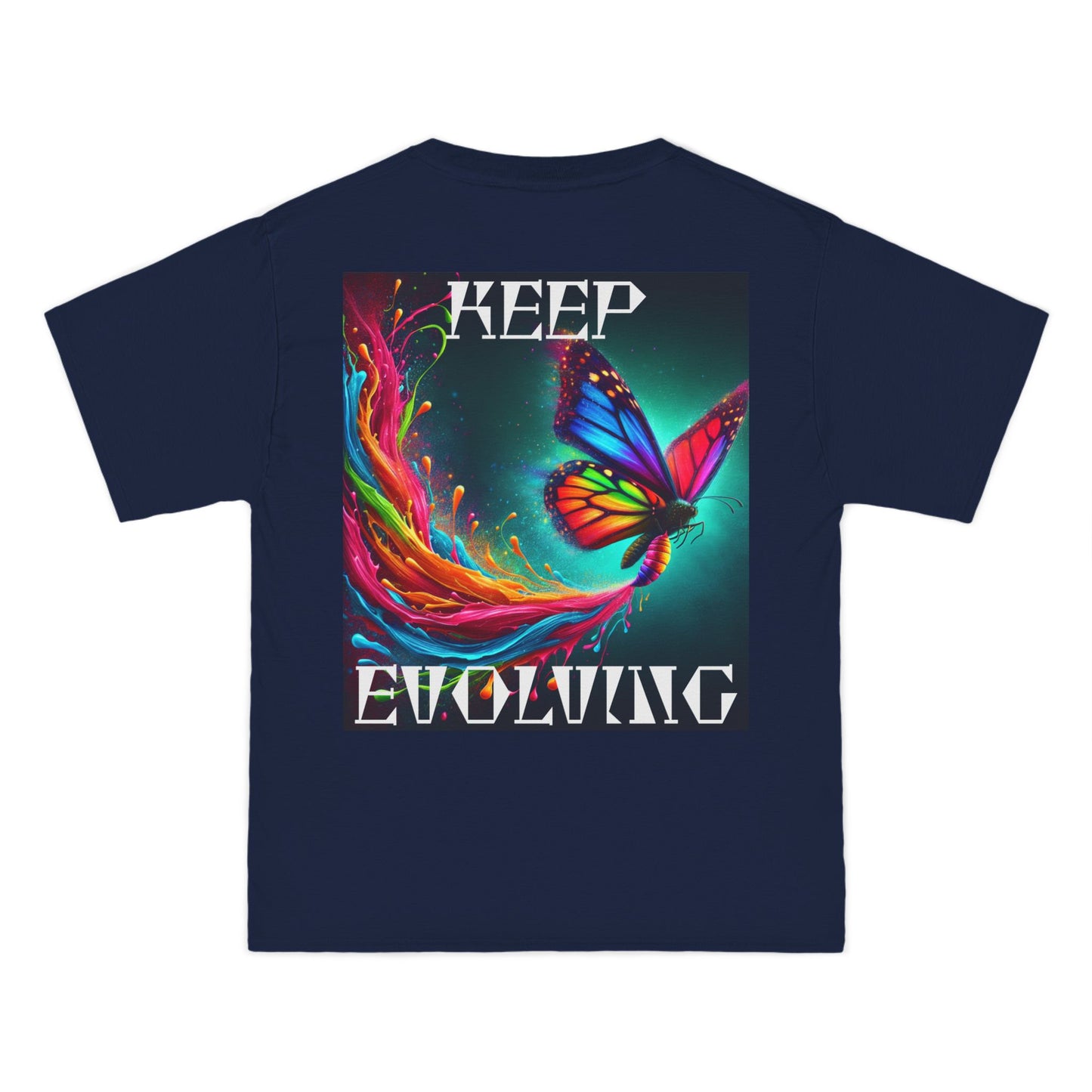 DECODED | KEEP EVOLVING | Unisex Beefy-T® short-sleeve T-shirt