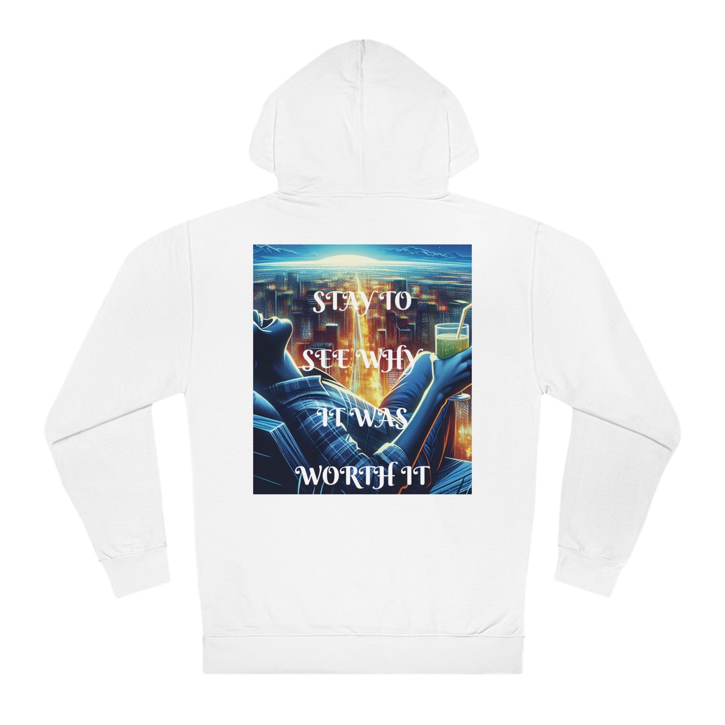 DECODED | STAY TO SEE WHY IT WAS WORTH IT | Unisex Hooded Sweatshirt