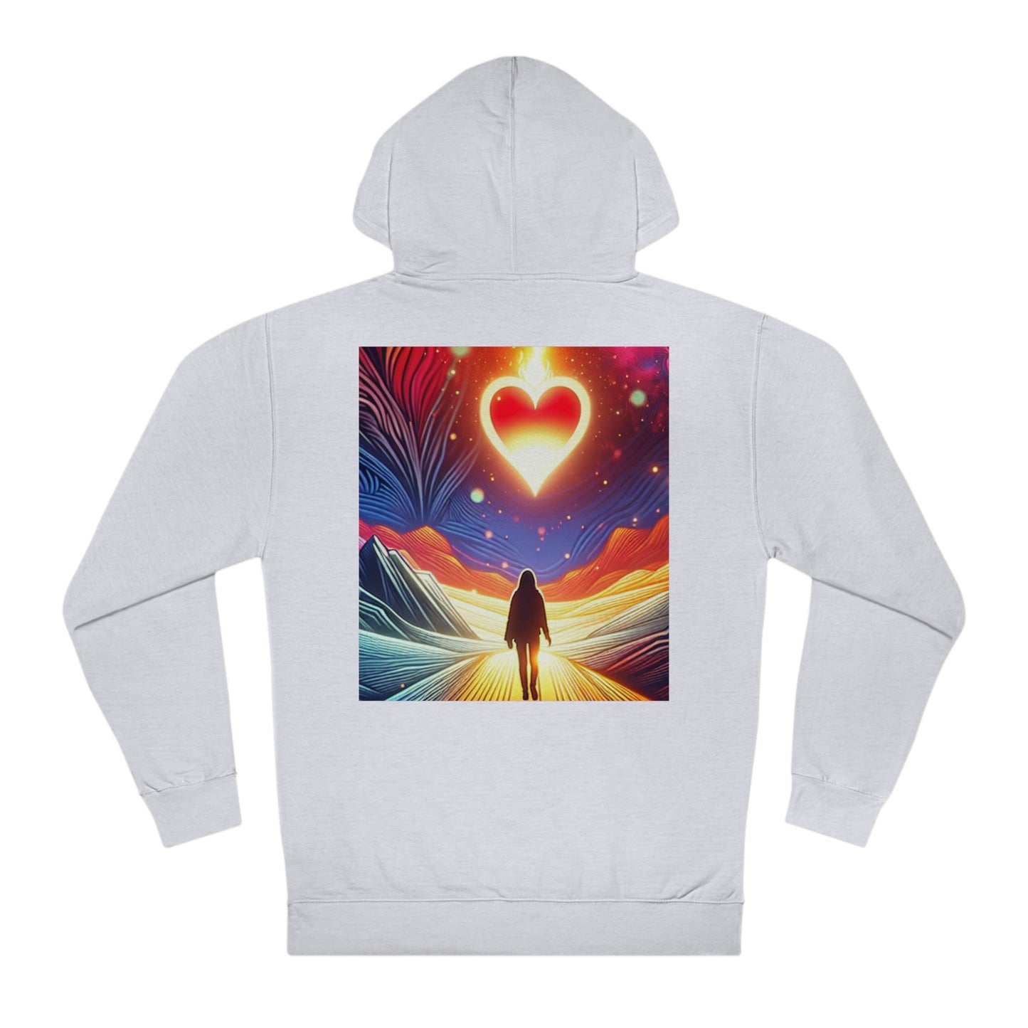 NO CODE | FOLLOW YOUR HEART | Unisex Hooded Sweatshirt