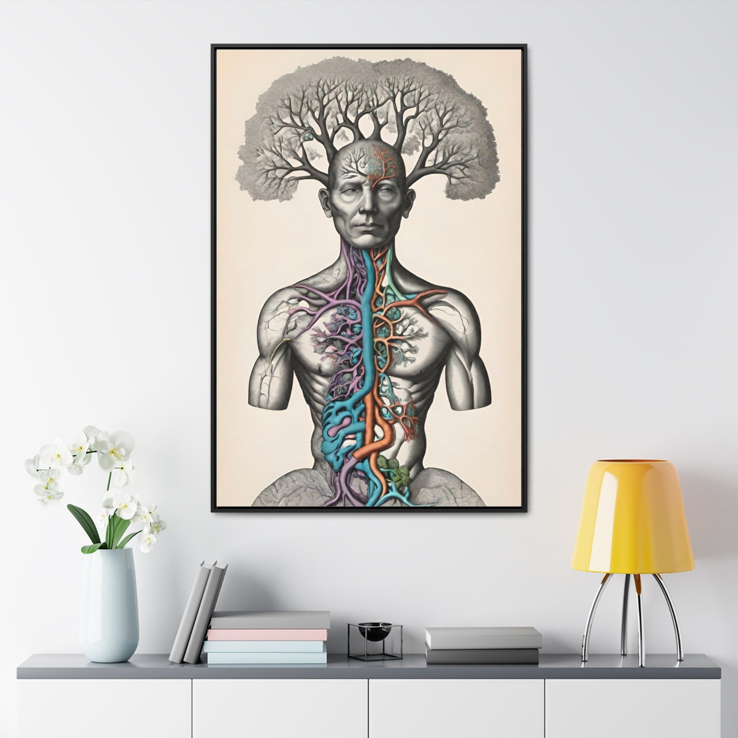 KEEP GROWING | Vertical Framed Canvas