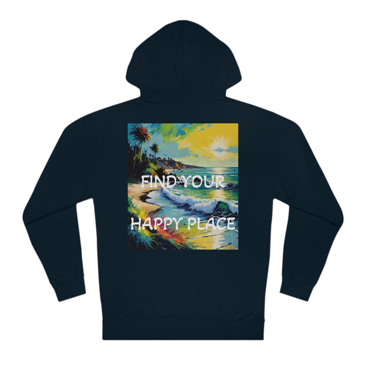 DECODED | FIND YOUR HAPPY PLACE | Unisex Hooded Sweatshirt