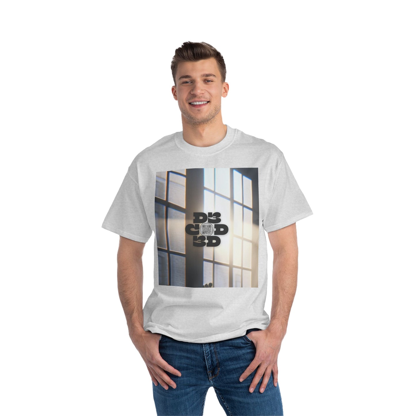 ENCODED | YOU ARE THE AUTHOR OF YOUR STORY | Unisex Beefy-T®  Short-Sleeve T-Shirt