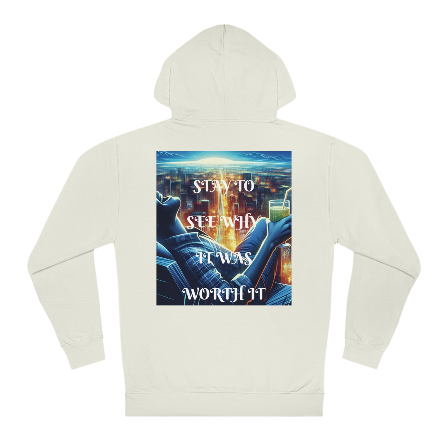 DECODED | STAY TO SEE WHY IT WAS WORTH IT | Unisex Hooded Sweatshirt