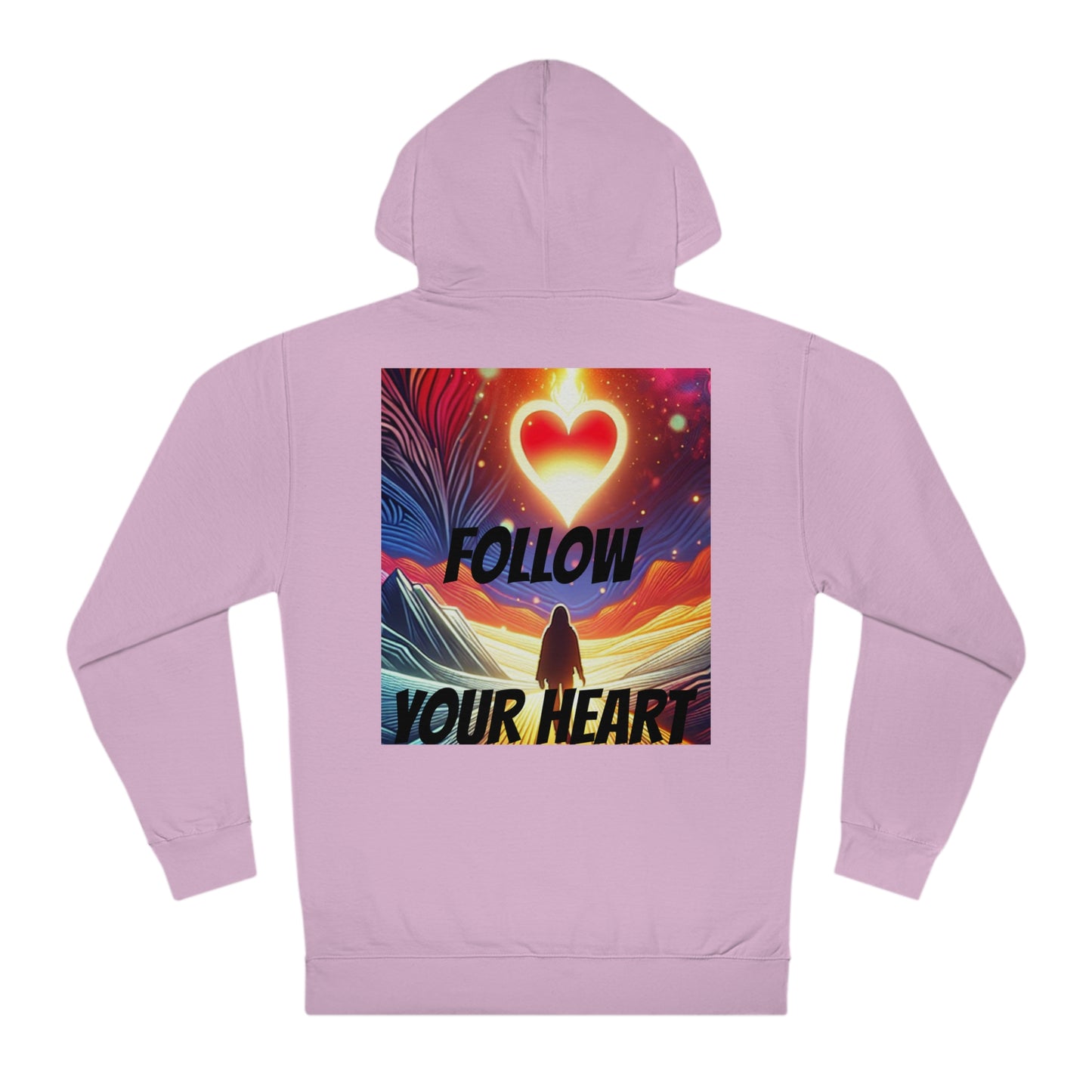 DECODED | FOLLOW YOUR HEART | Unisex Hooded Sweatshirt