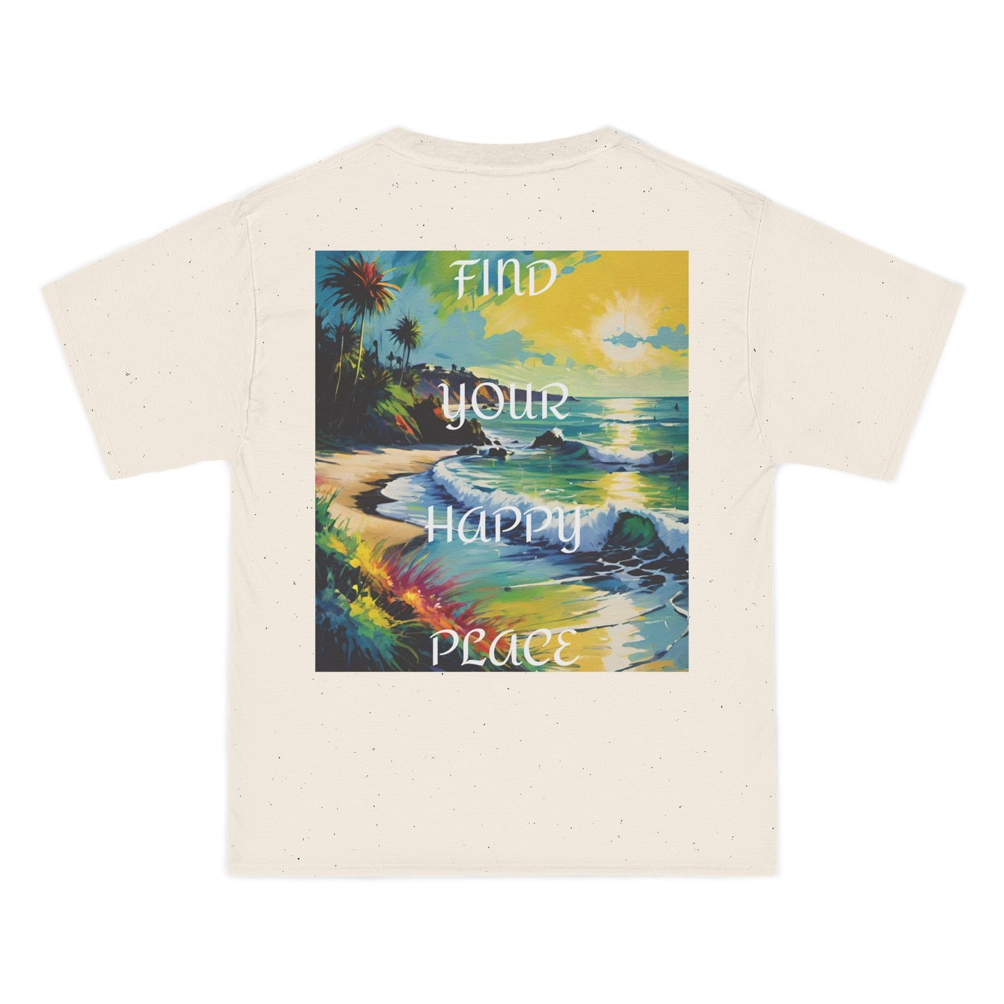 DECODED | FIND YOUR HAPPY PLACE | Unisex Beefy-T®  Short-Sleeve T-Shirt