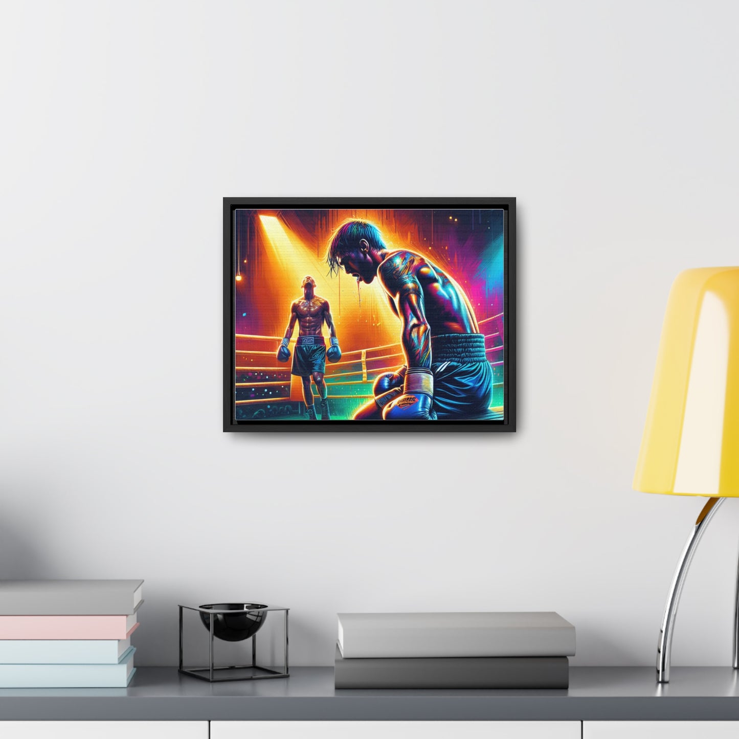 DEFY DEFEAT | Horizontal Framed Canvas