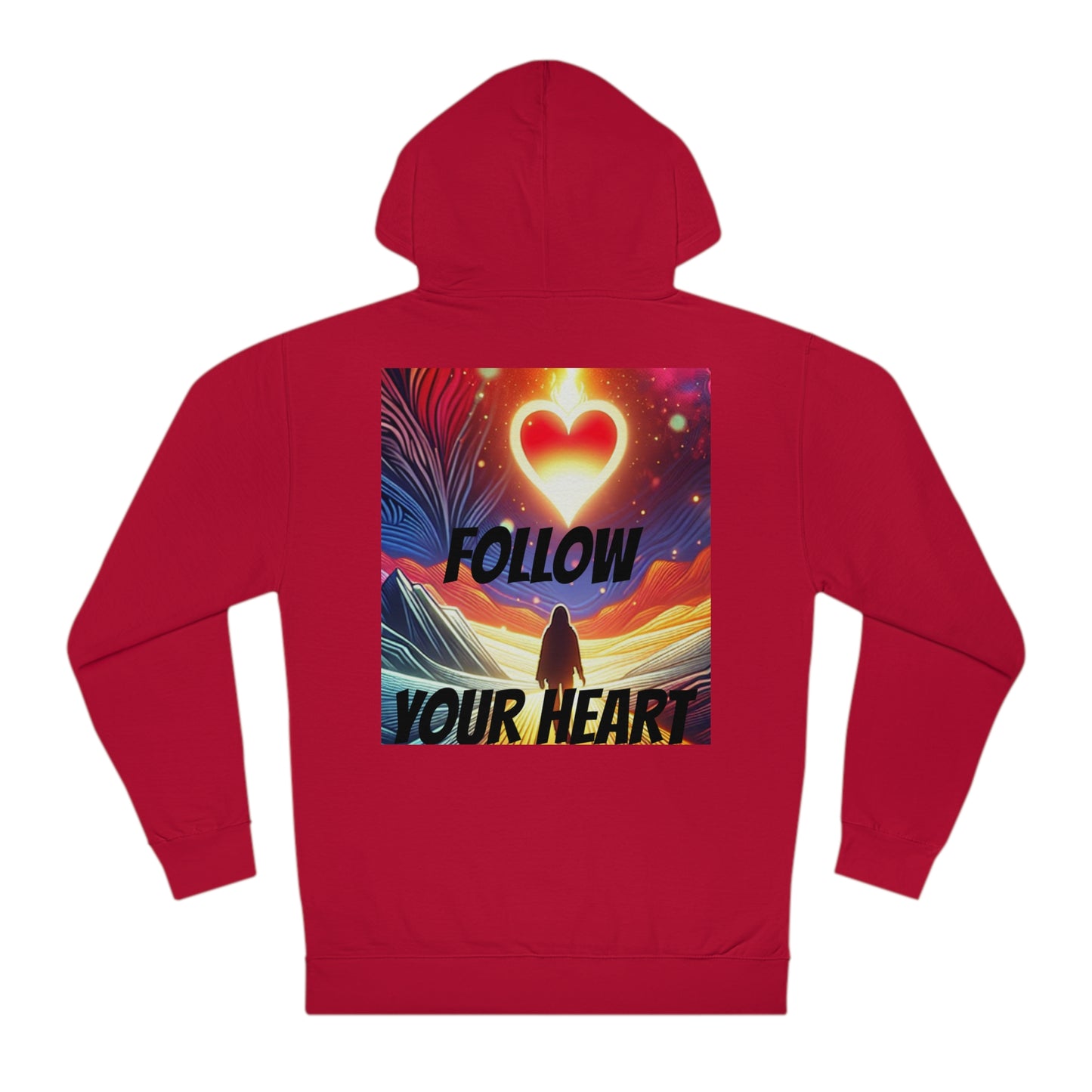 DECODED | FOLLOW YOUR HEART | Unisex Hooded Sweatshirt