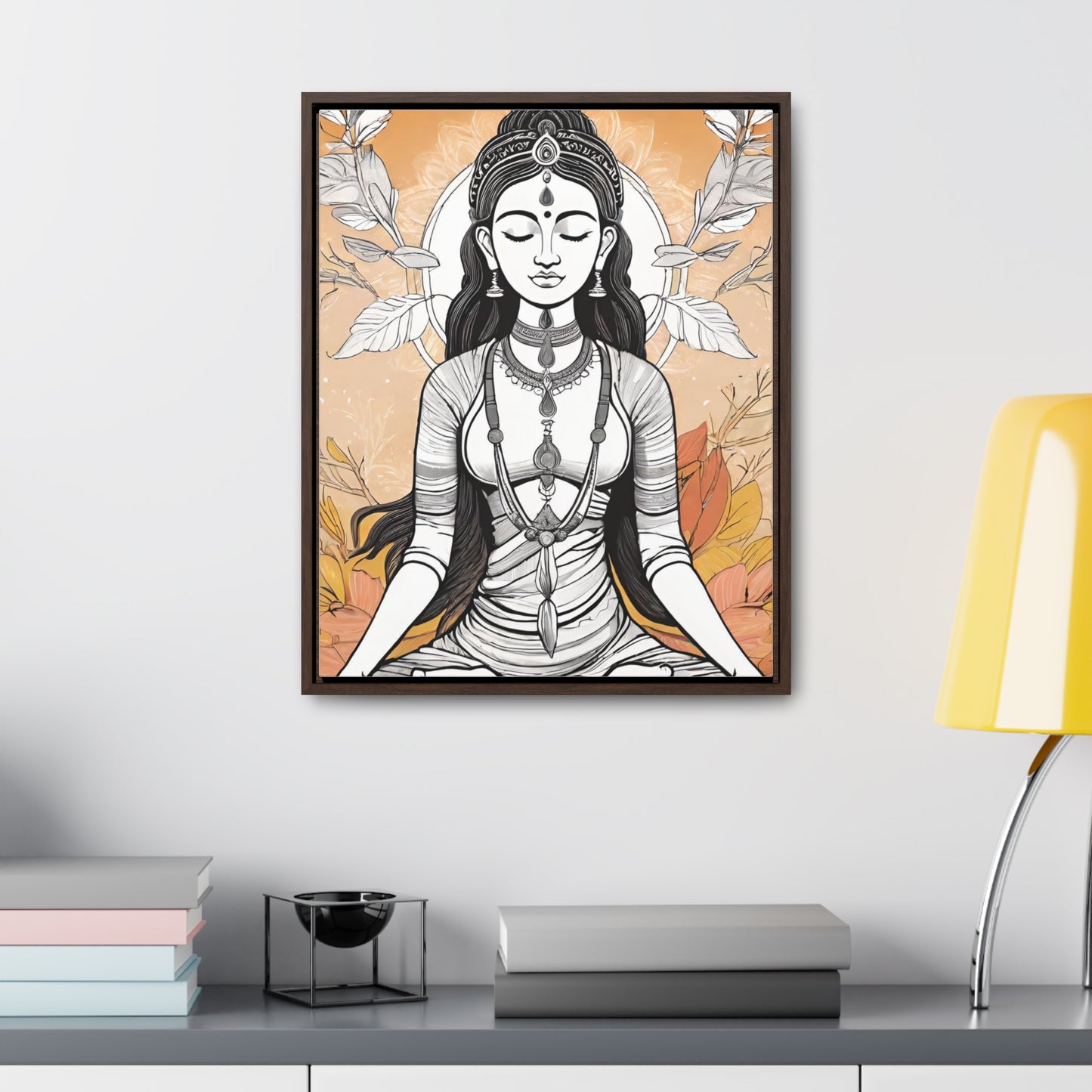 STAY GROUNDED | Vertical Framed Canvas