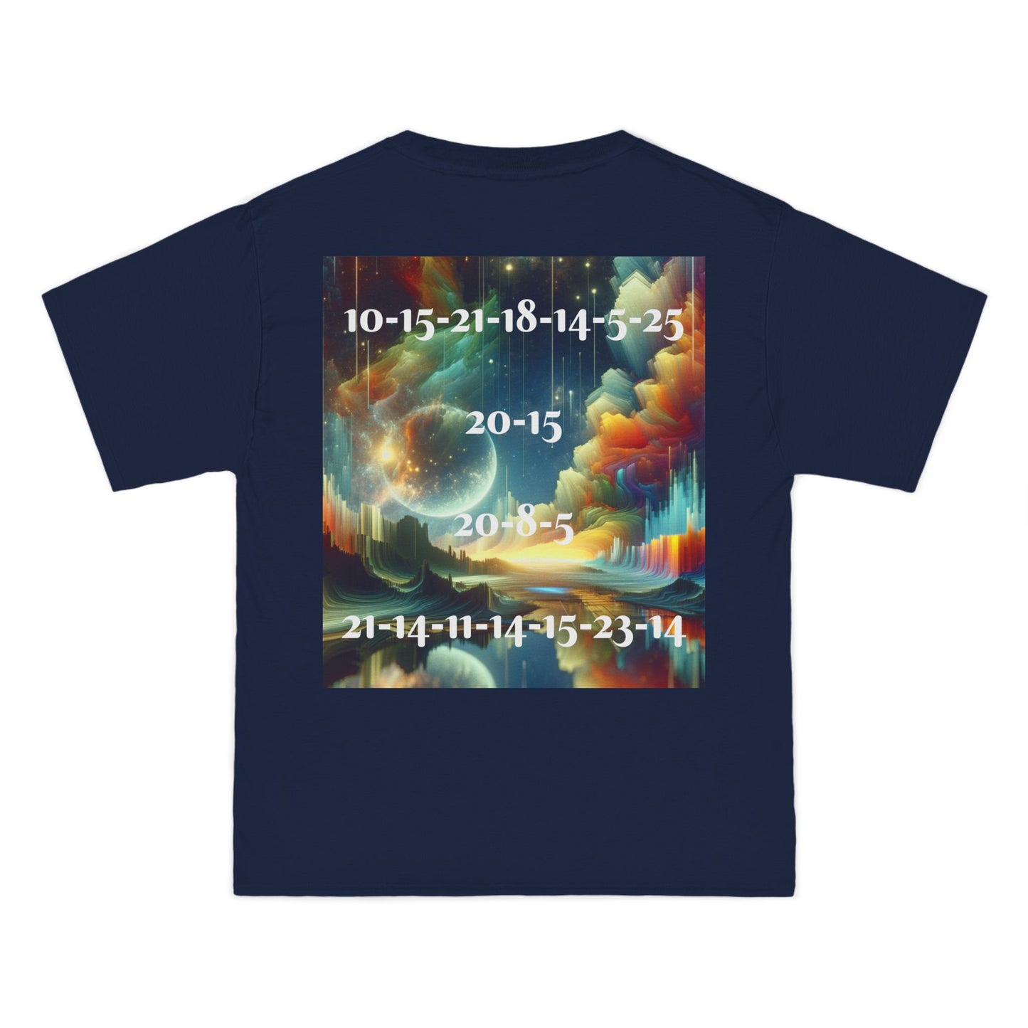 ENCODED | JOURNEY TO THE UNKNOWN | Unisex Beefy-T® short-sleeve T-shirt