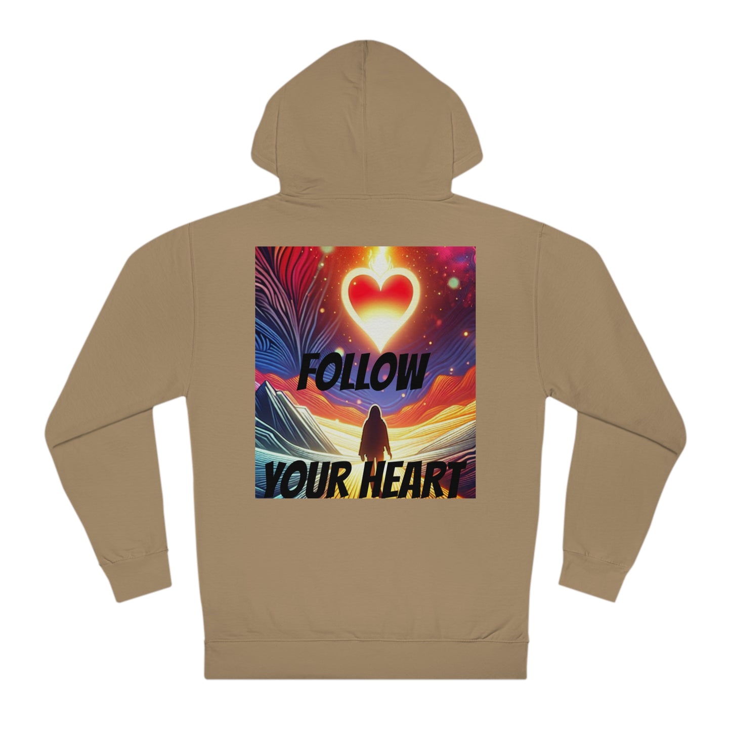 DECODED | FOLLOW YOUR HEART | Unisex Hooded Sweatshirt