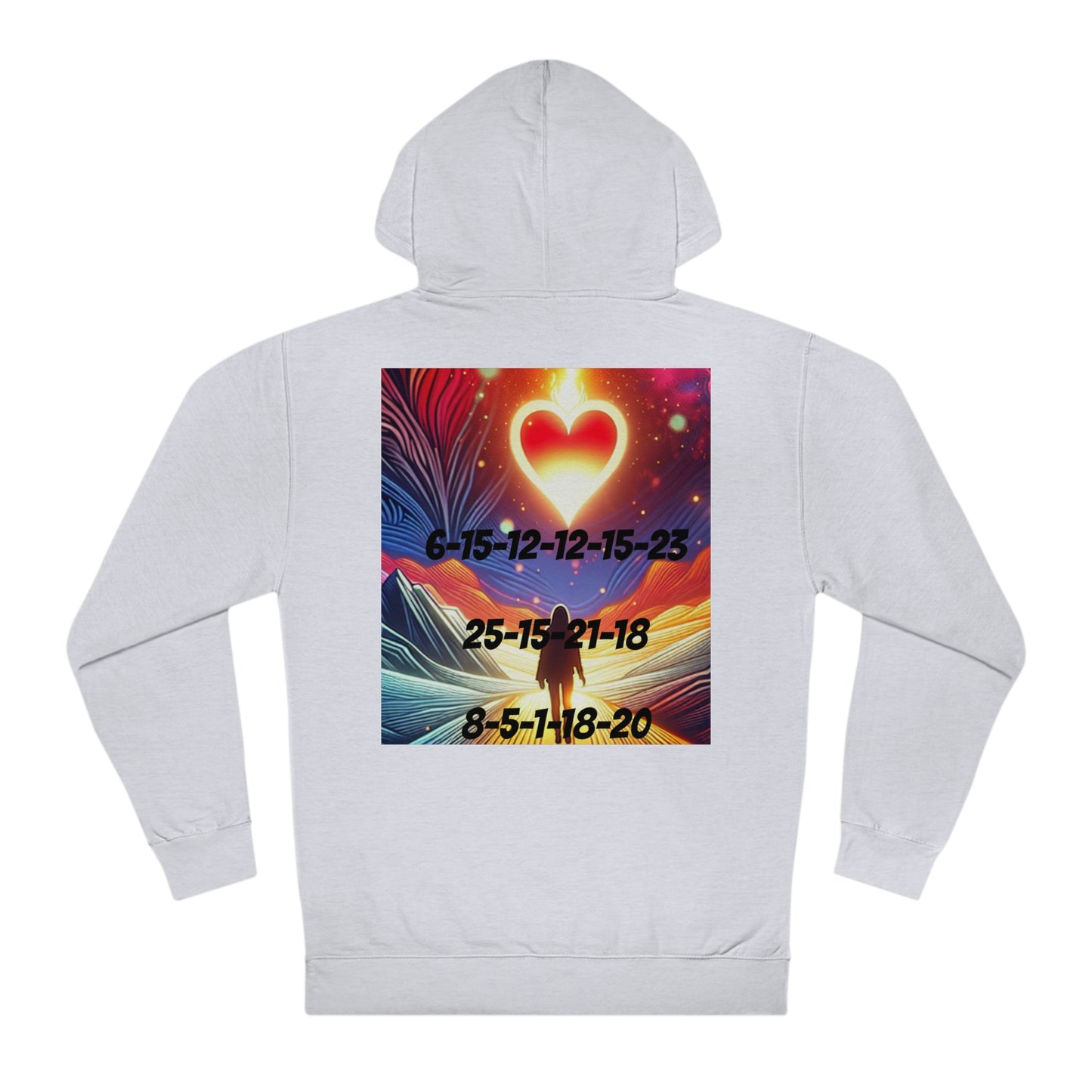 ENCODED | FOLLOW YOUR HEART | Unisex Hooded Sweatshirt