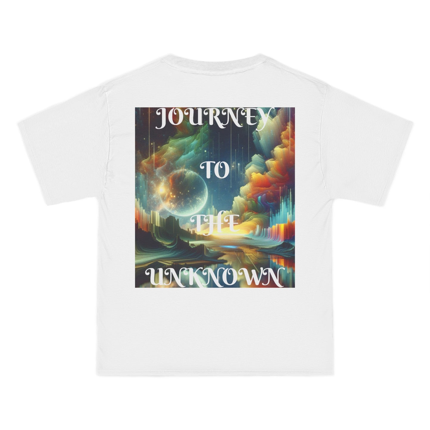 DECODED | JOURNEY TO THE UNKNOWN | Unisex Beefy-T® short-sleeve T-shirt