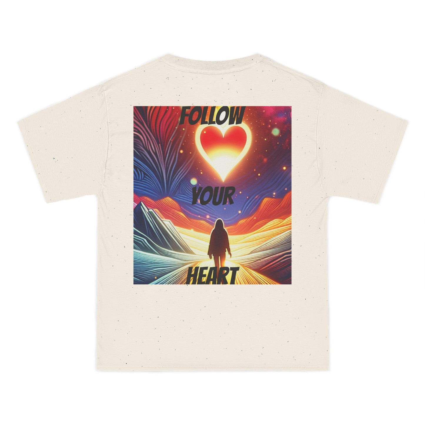 DECODED | FOLLOW YOUR HEART | Unisex Beefy-T®  Short-Sleeve T-Shirt