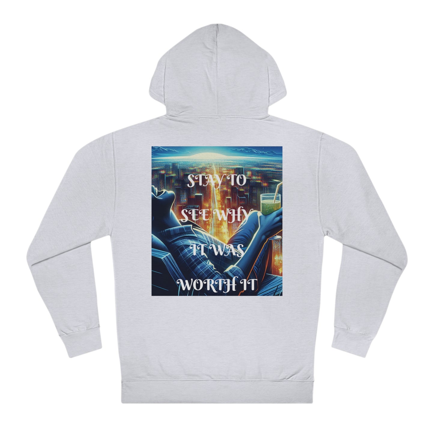 DECODED | STAY TO SEE WHY IT WAS WORTH IT | Unisex Hooded Sweatshirt