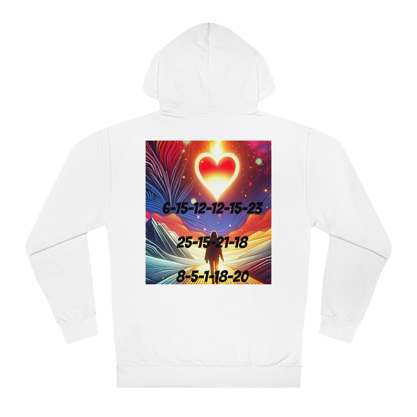 ENCODED | FOLLOW YOUR HEART | Unisex Hooded Sweatshirt