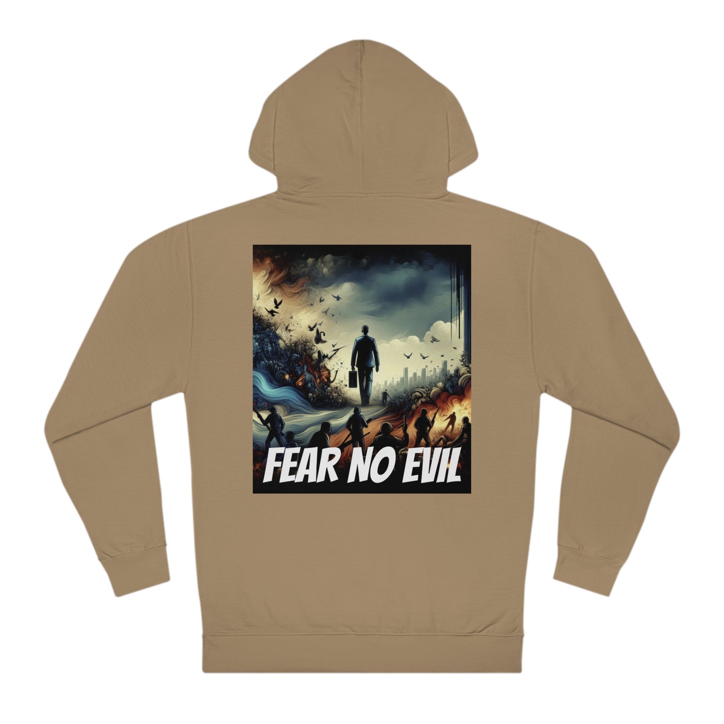 DECODED | FEAR NO EVIL | Unisex Hooded Sweatshirt