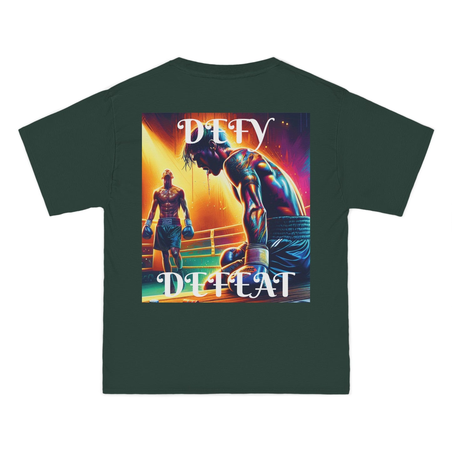 DECODED | DEFY DEFEAT | Unisex Beefy-T®  Short-Sleeve T-Shirt