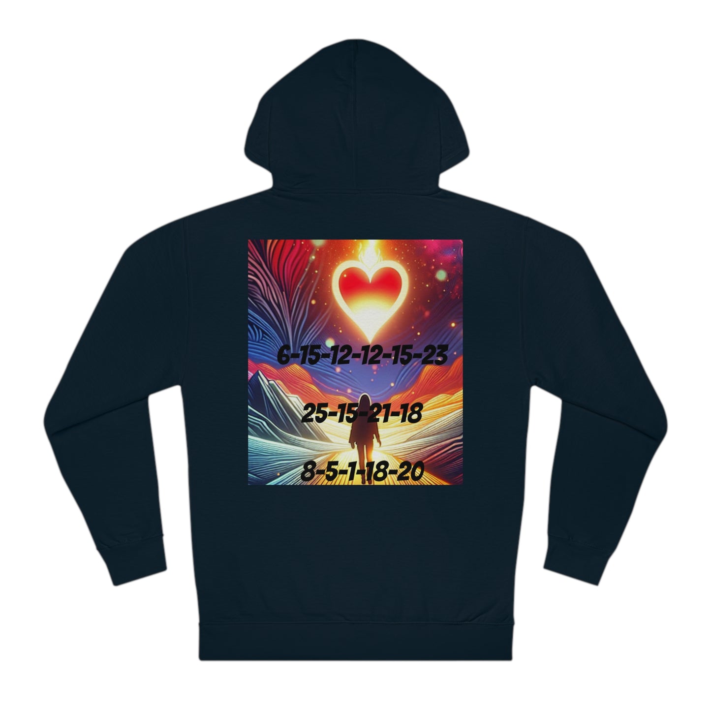 ENCODED | FOLLOW YOUR HEART | Unisex Hooded Sweatshirt