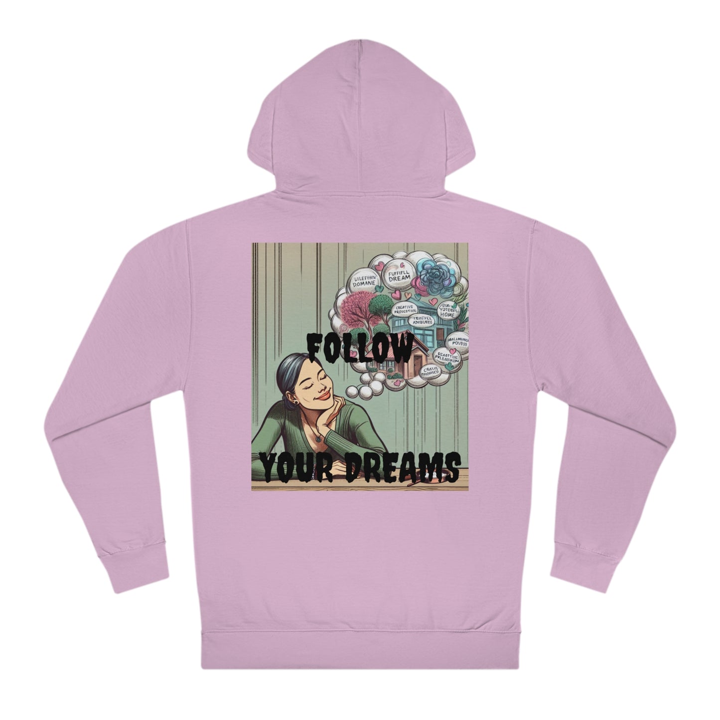 DECODED | FOLLOW YOUR DREAMS | Unisex Hooded Sweatshirt