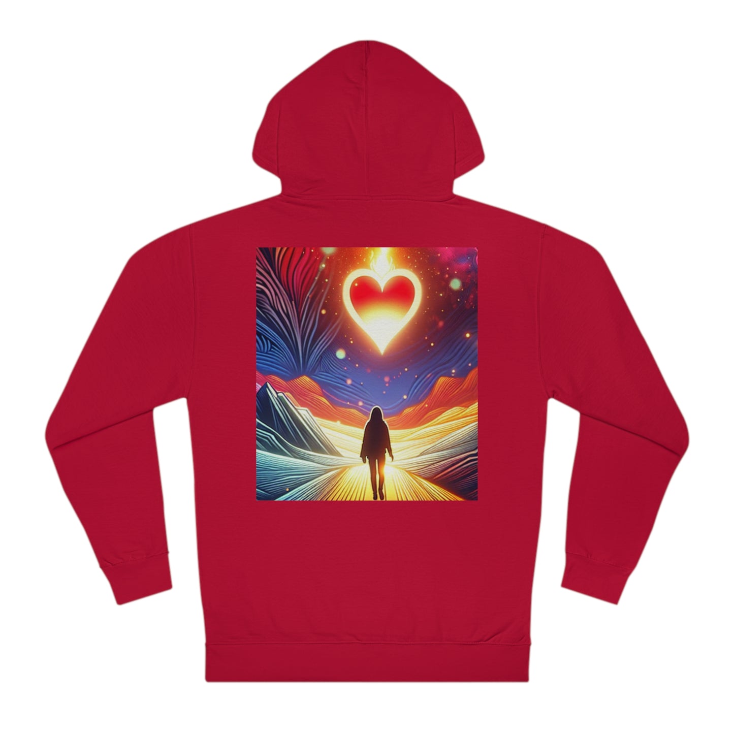 NO CODE | FOLLOW YOUR HEART | Unisex Hooded Sweatshirt